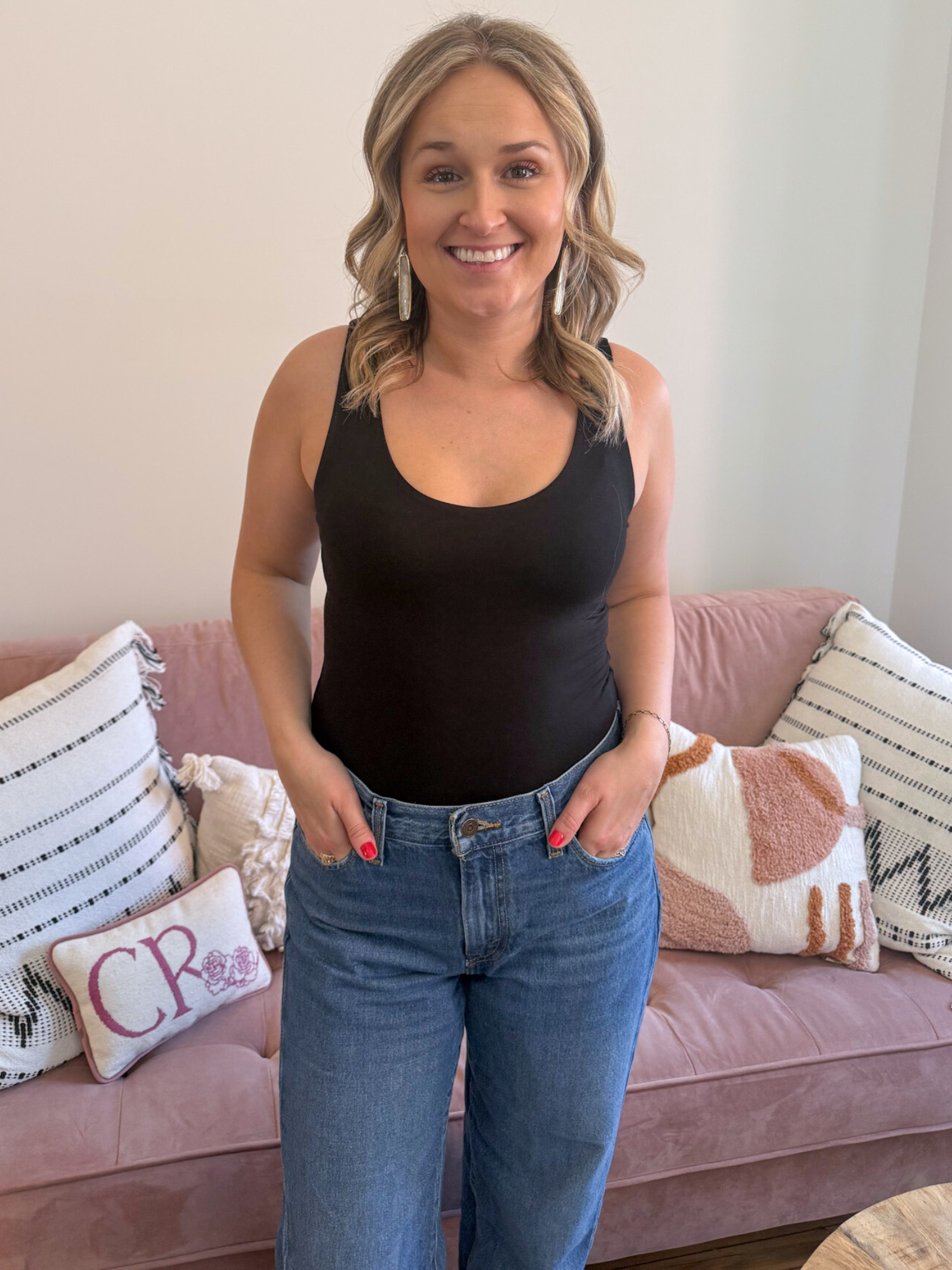 Scoop Neck Everyday Tank - Black - The Collective Rose