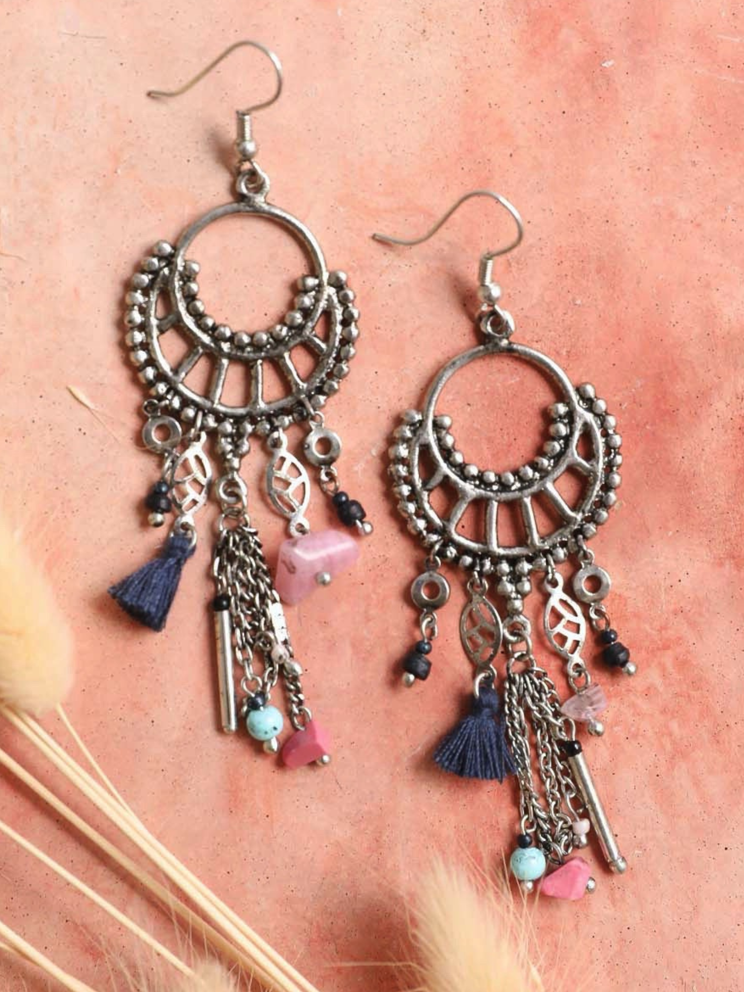 Dangling Tassel Fringe Earrings - The Collective Rose