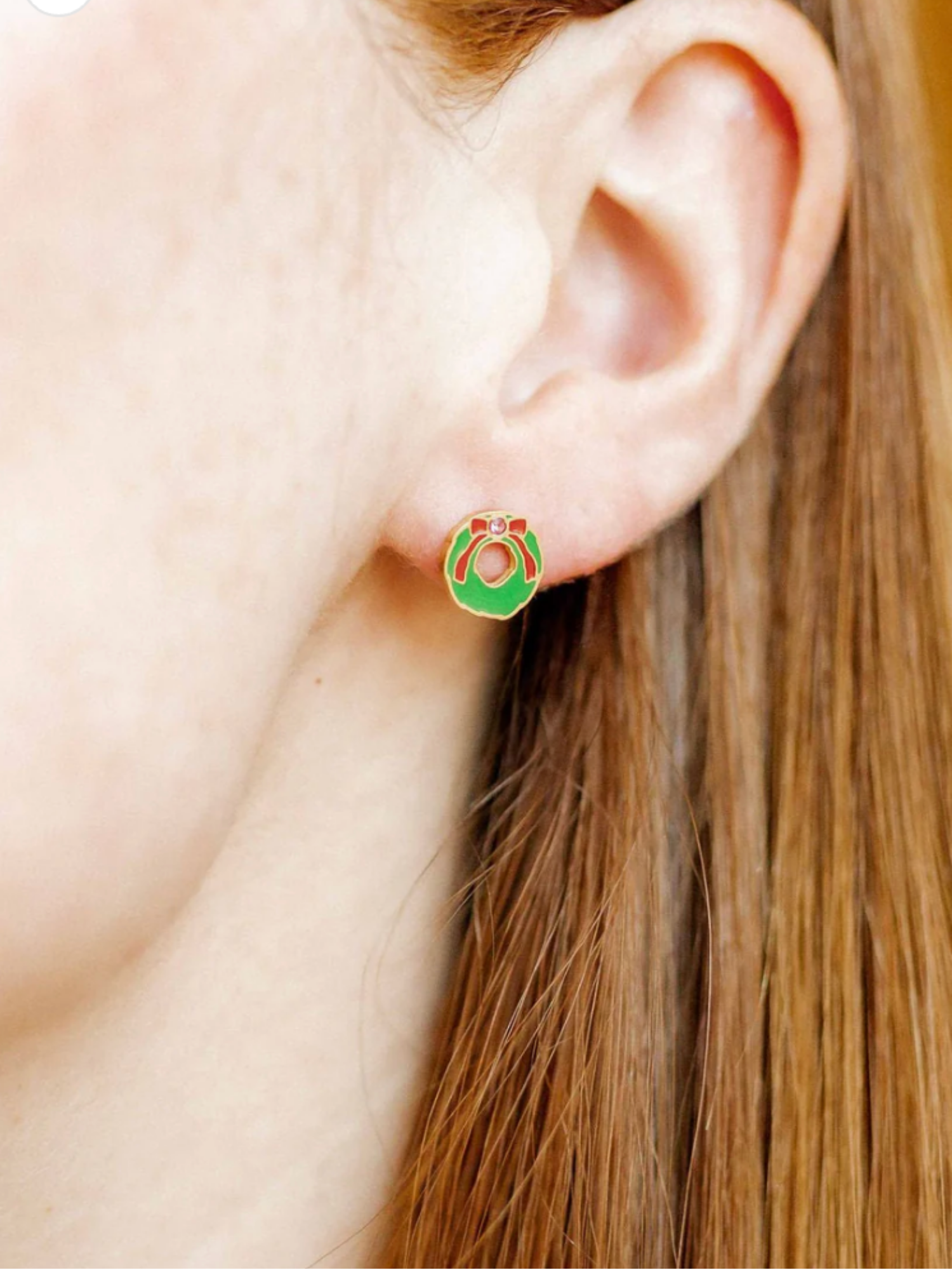 Leighton Wreath Screwback Stud Earrings - The Collective Rose