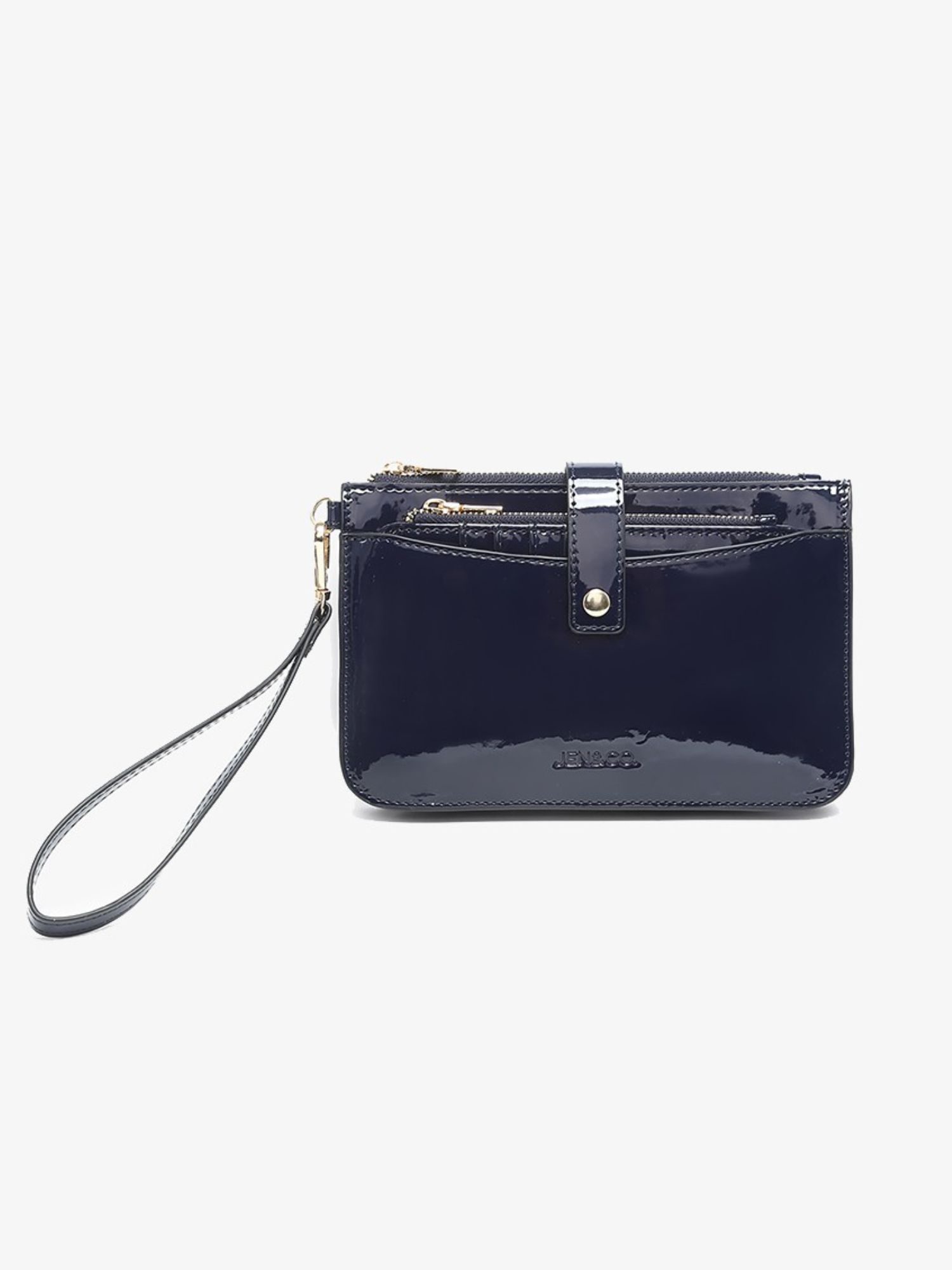 Jackie Wristlet + Wallet - Navy - The Collective Rose