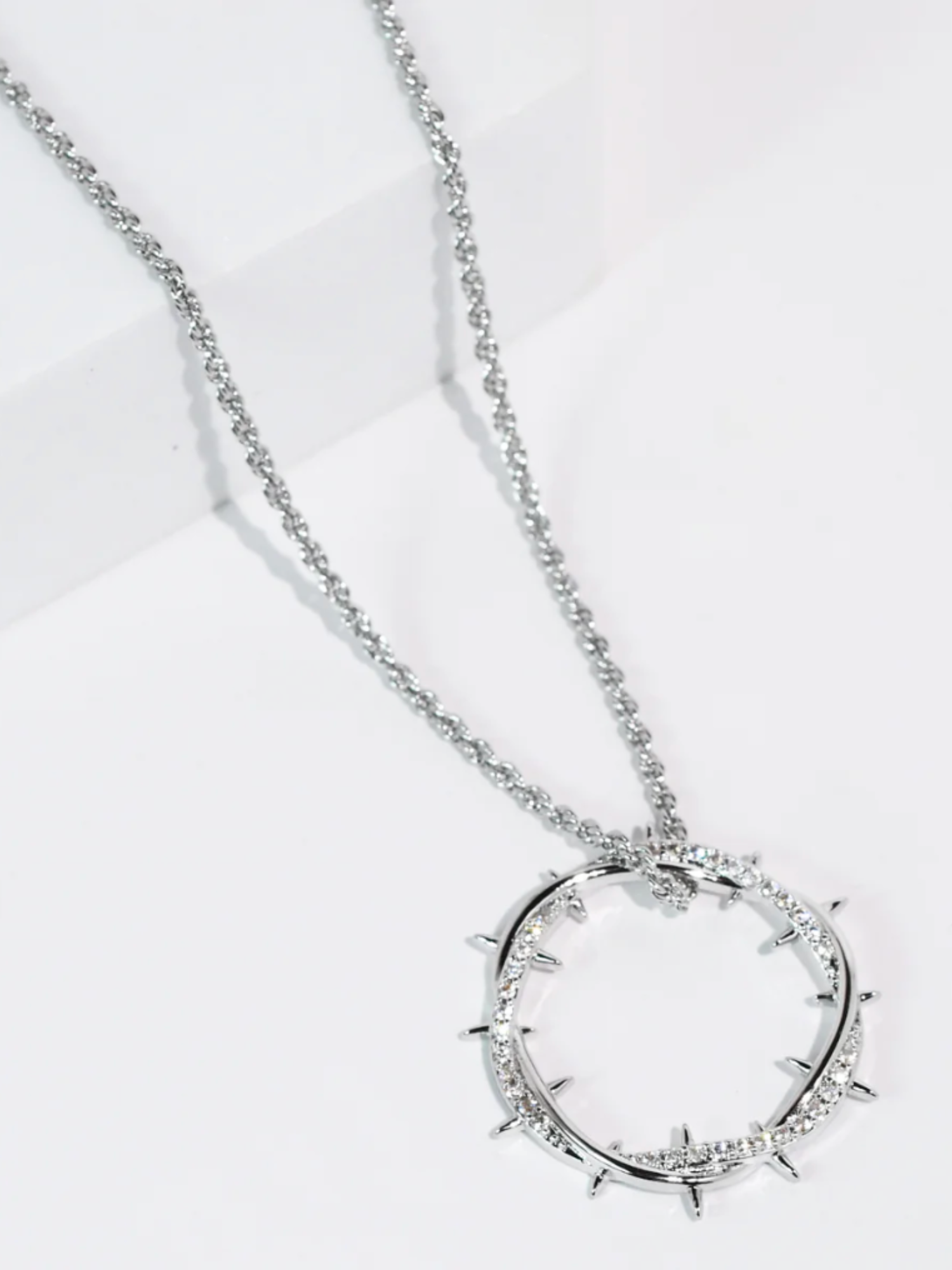 Victory Necklace - Silver - The Collective Rose