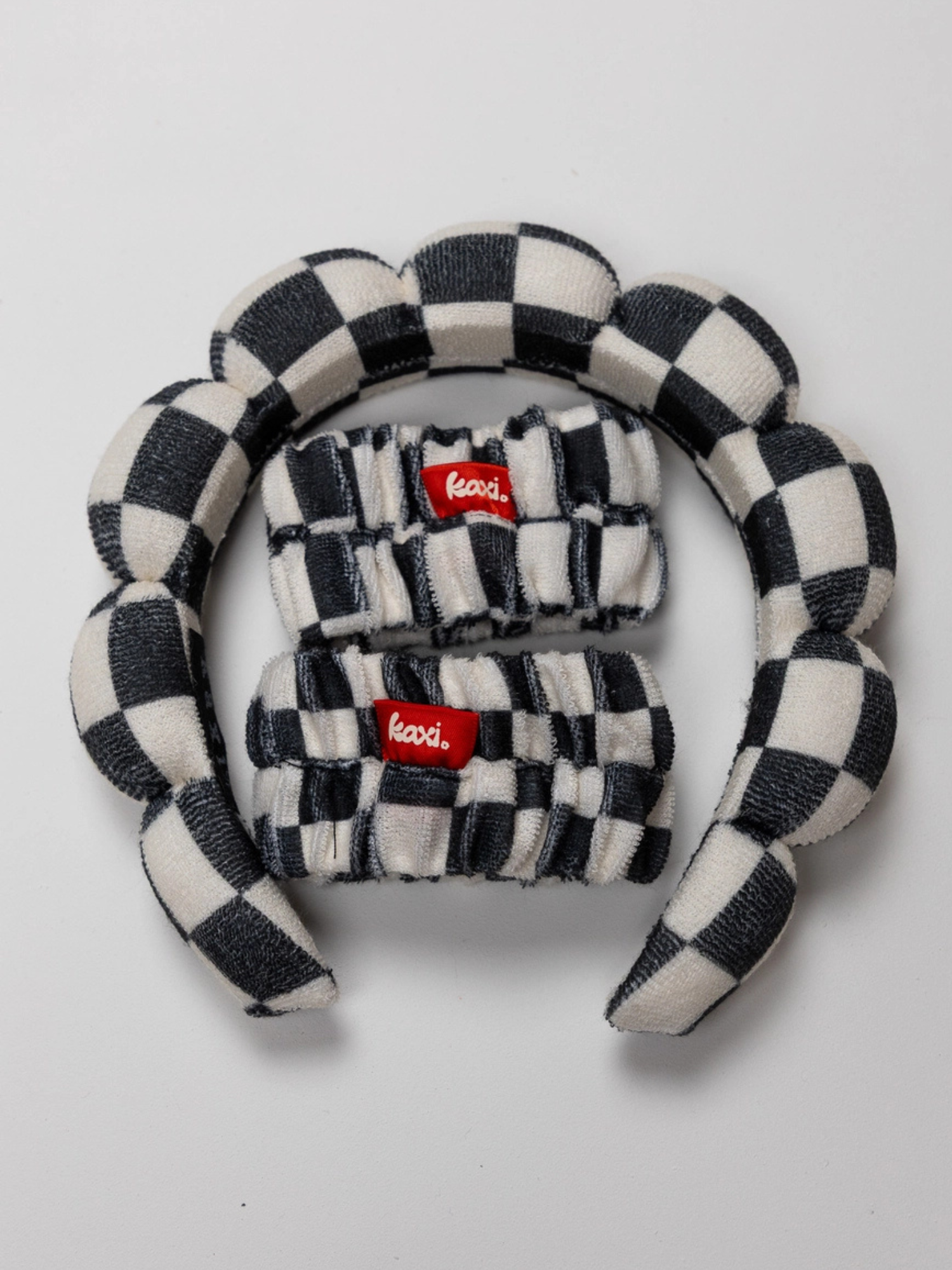 GRWM Headband Set - Checkered - The Collective Rose