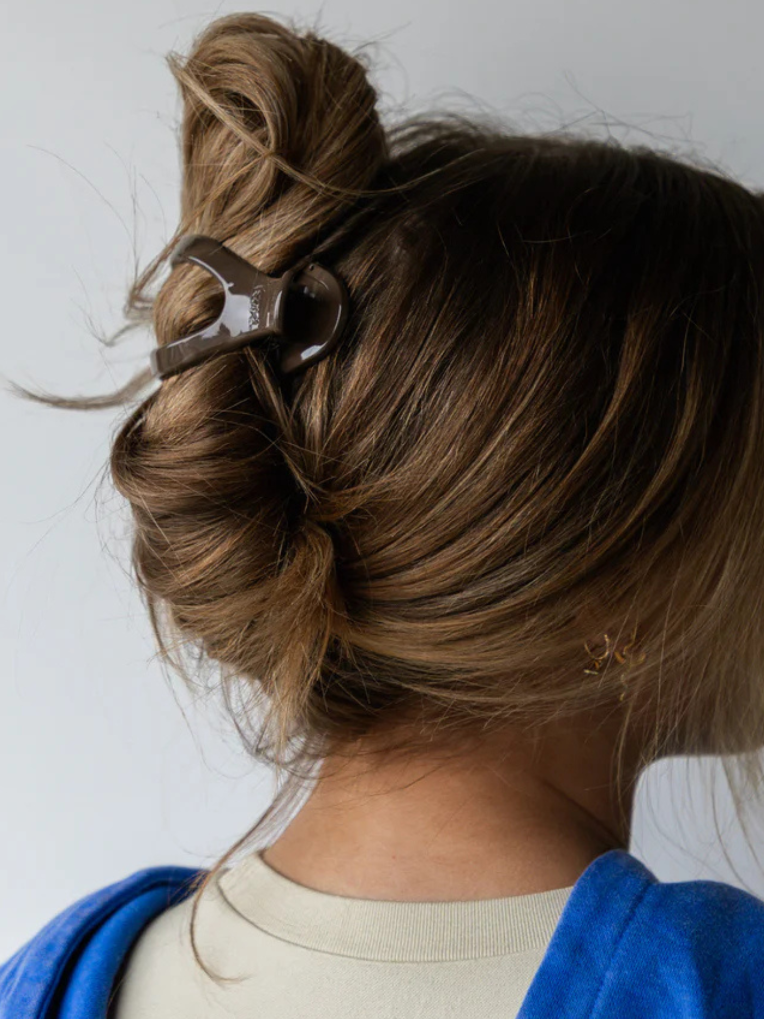 Lay Down 2.0 Claw Clip - Dark Brown - The Collective Rose