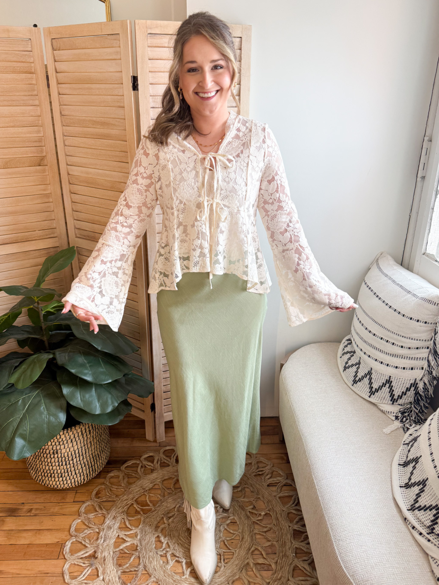 Clover A-Line Maxi Skirt - The Collective Rose