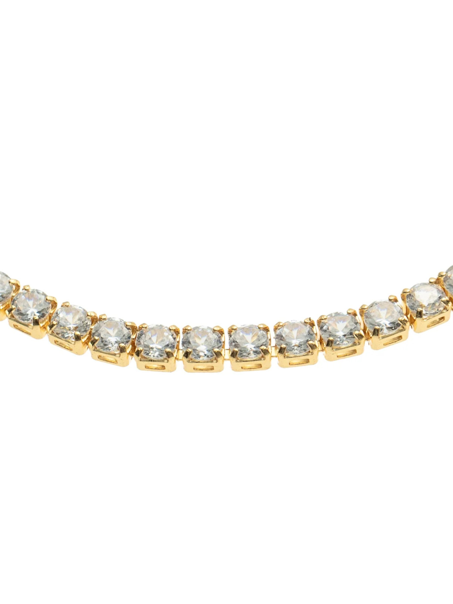 Gold Pull Tie Tennis Bracelet - The Collective Rose