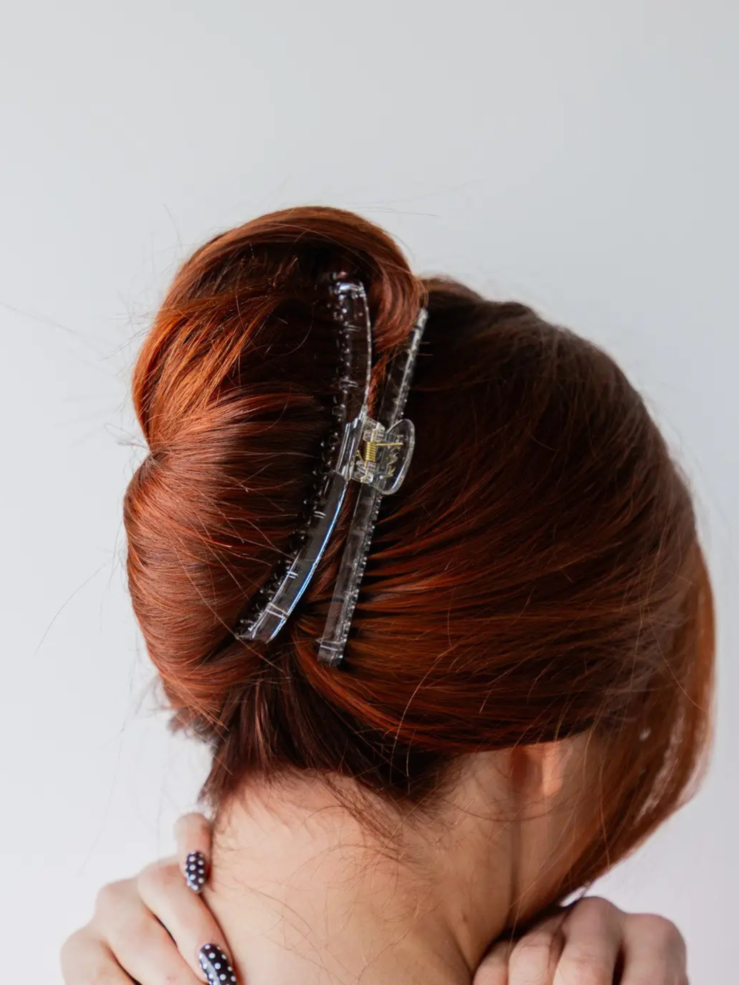 Shiny Original Hold Everything Claw - Clear - The Collective Rose