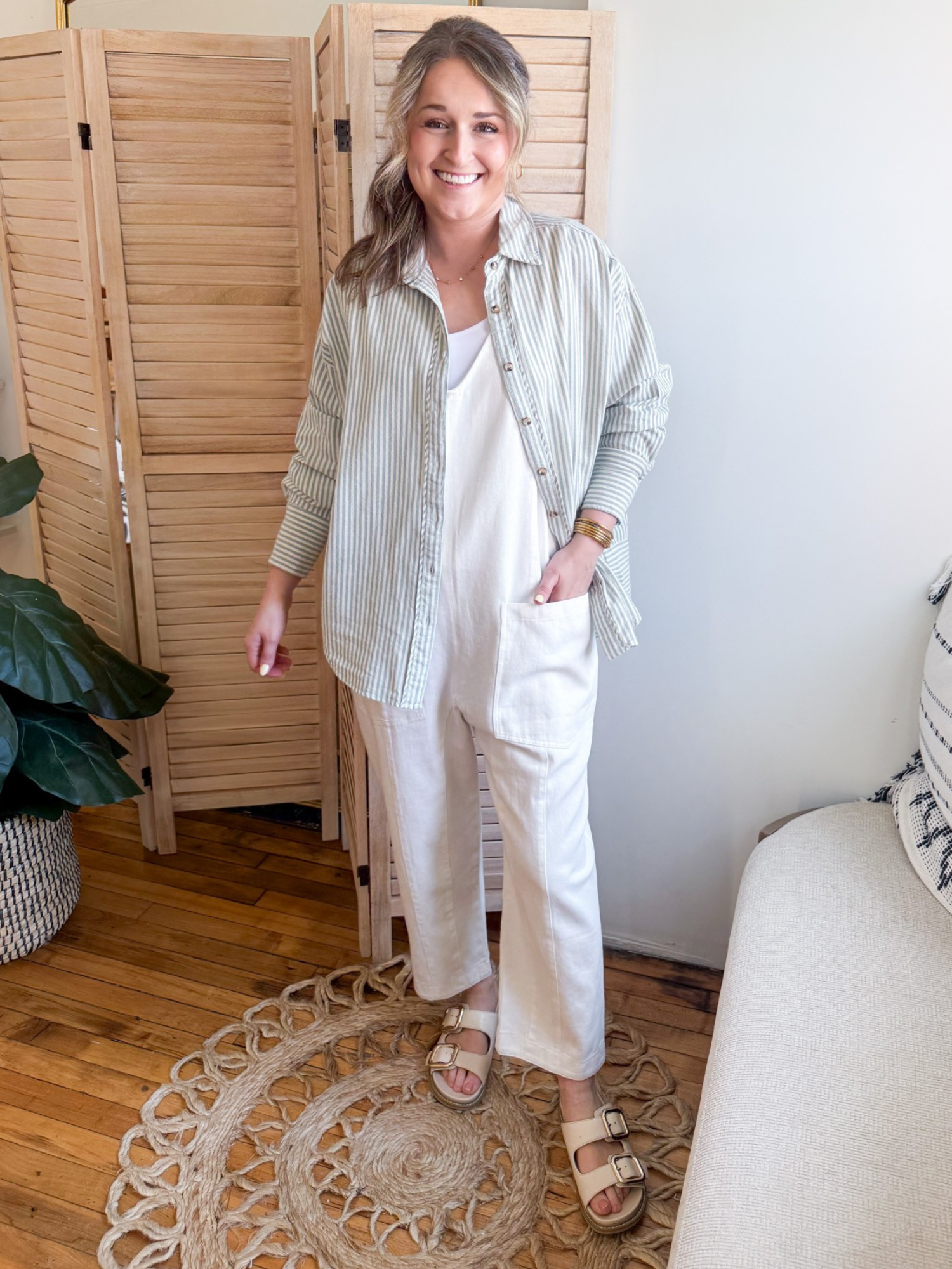 Maika Denim Overall Jumpsuit - The Collective Rose