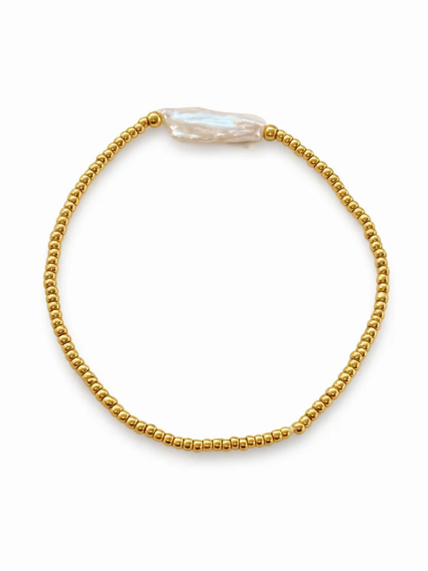 Fresh Water Pearl Stretch Bracelet - The Collective Rose