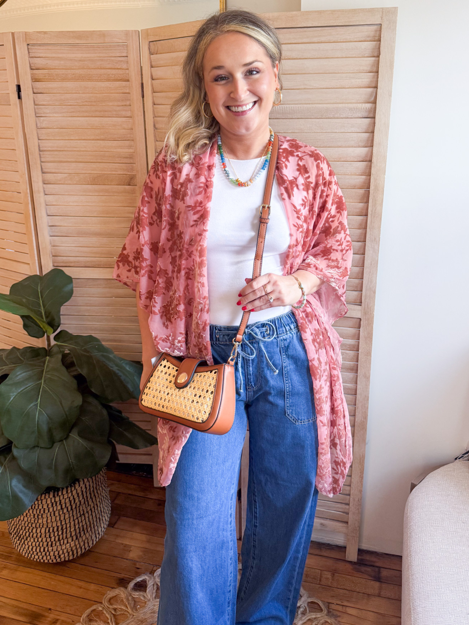 Miller Rattan Crossbody - The Collective Rose