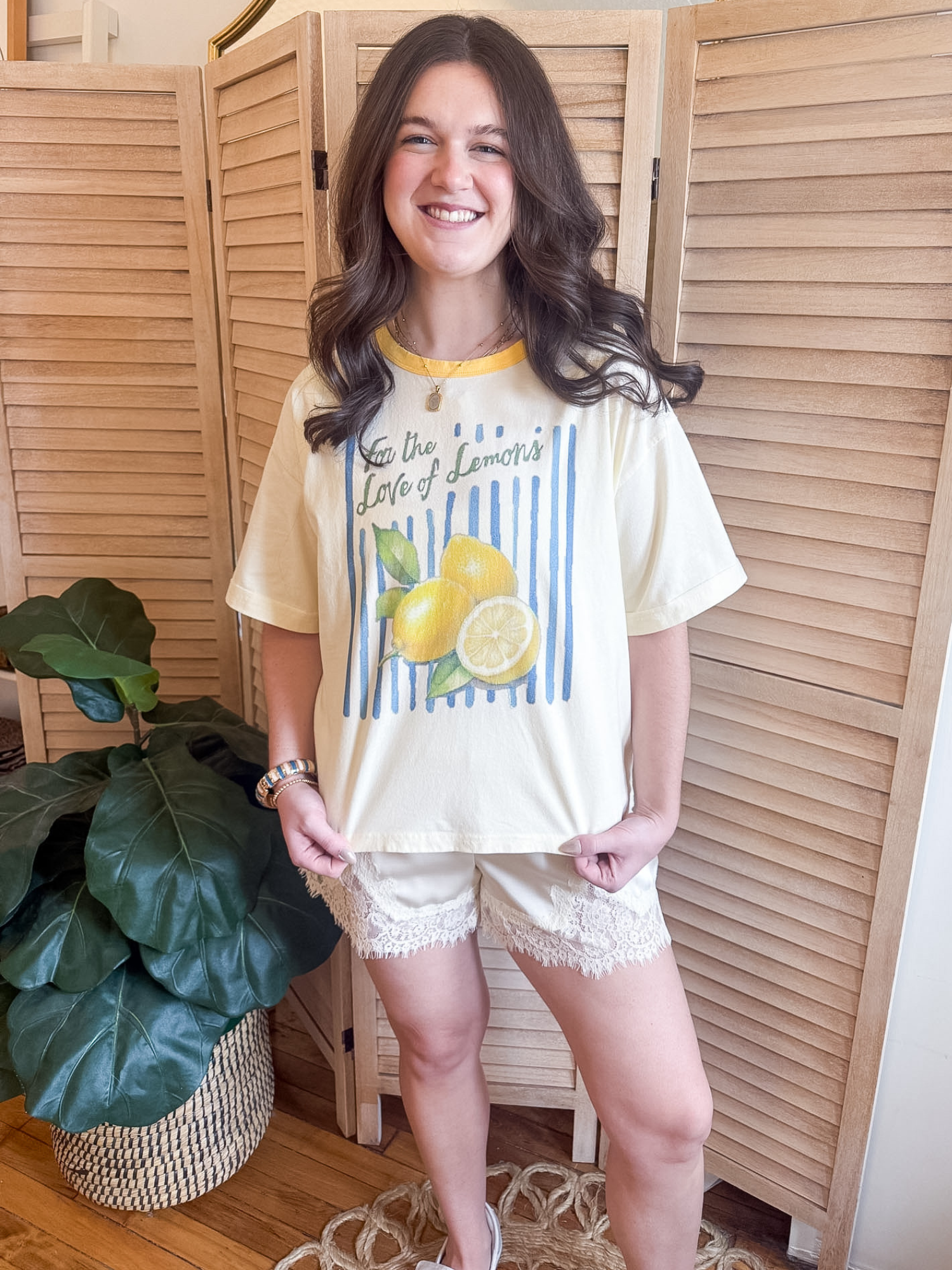 Lemon Lovers Graphic Tee - The Collective Rose