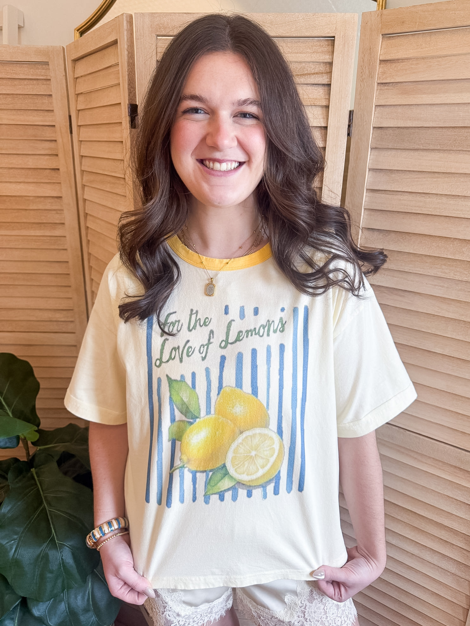 Lemon Lovers Graphic Tee - The Collective Rose