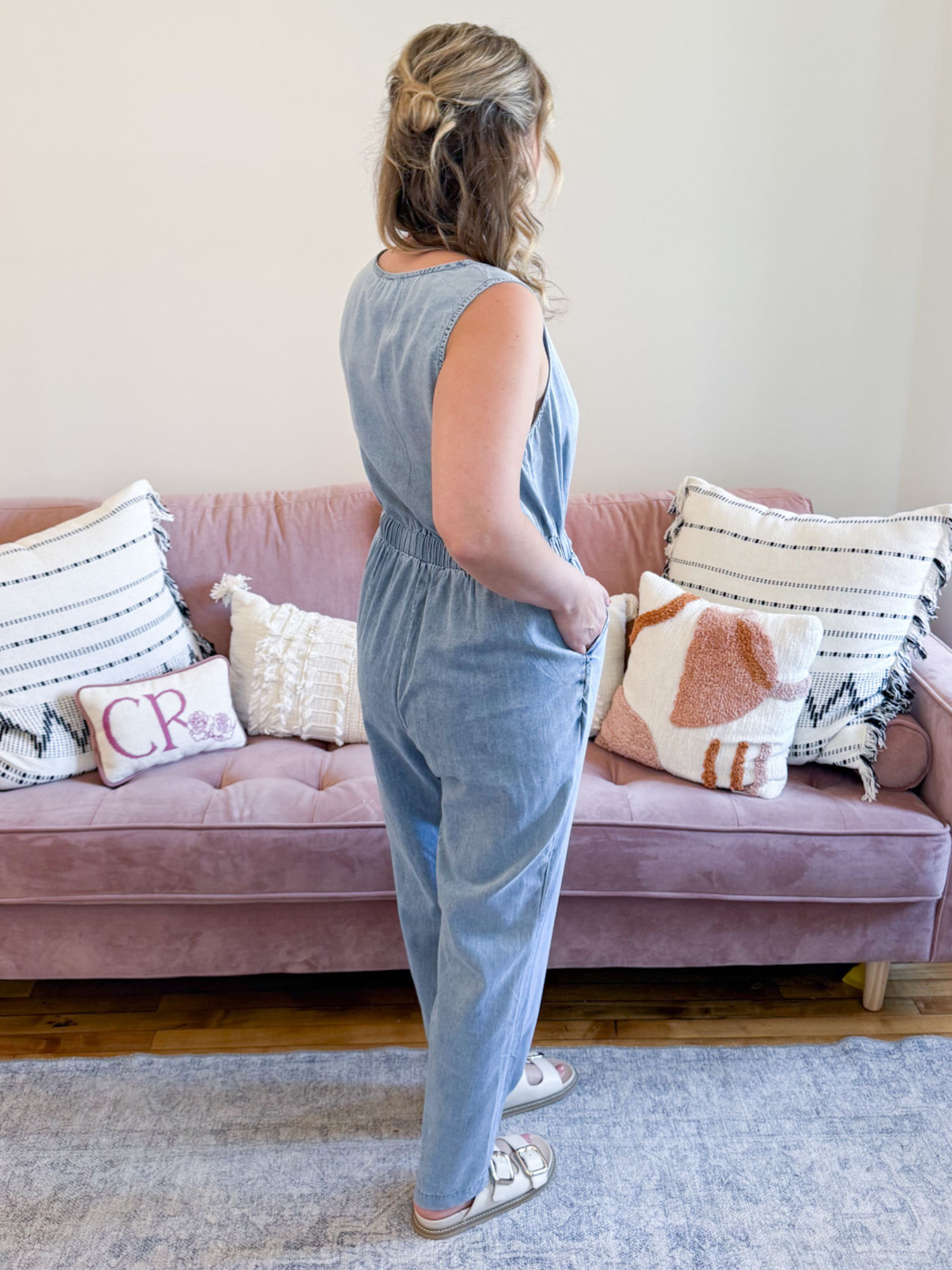 Colbie Tencel Jumpsuit - The Collective Rose