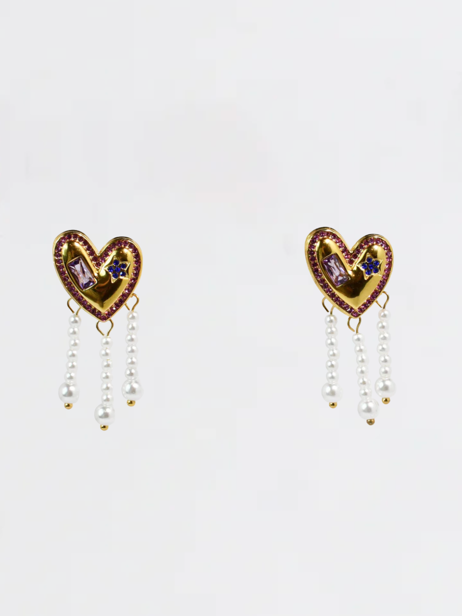 Amour Pearl Drop Earrings - The Collective Rose