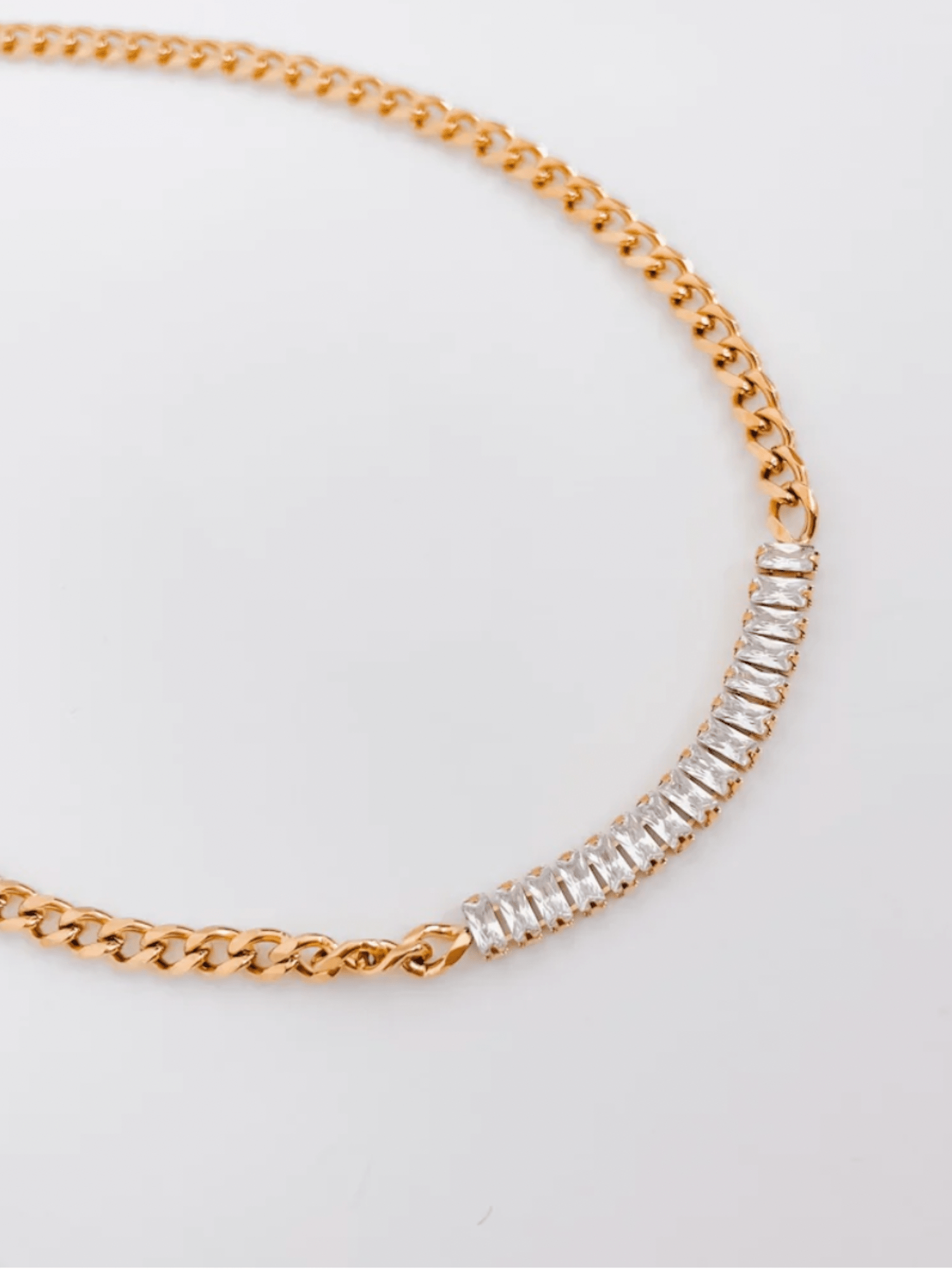 Desiree Diamond Chain Necklace - Collective Rose