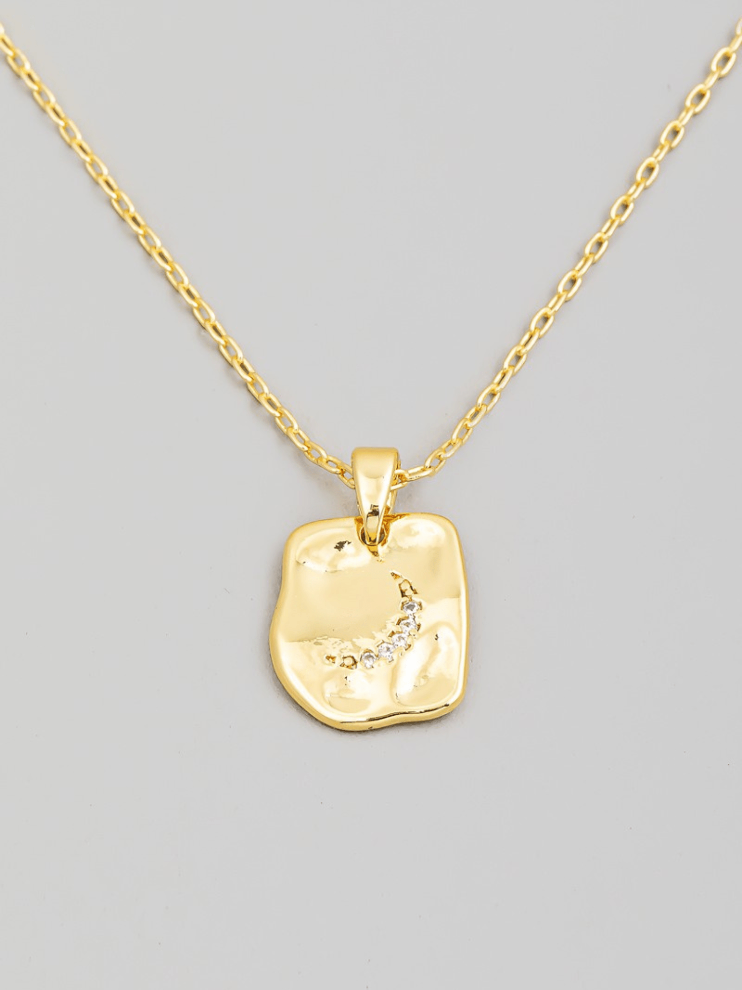 Crescent Moon Necklace - Collective Rose