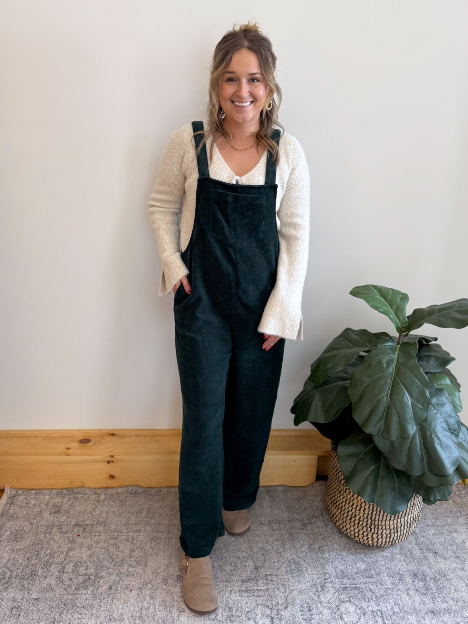 Piper Corduroy Jumpsuit - Collective Rose
