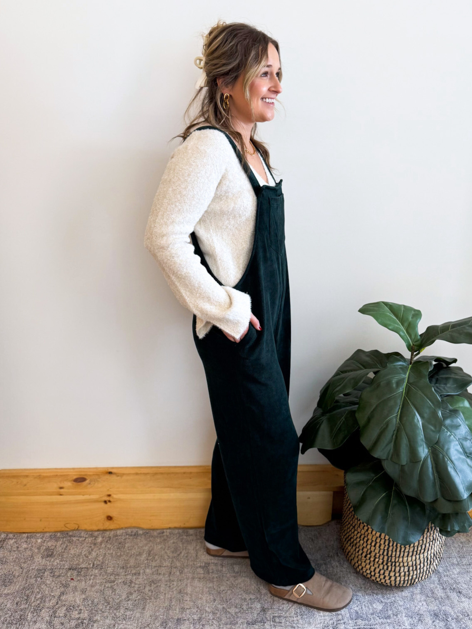 Piper Corduroy Jumpsuit - Collective Rose