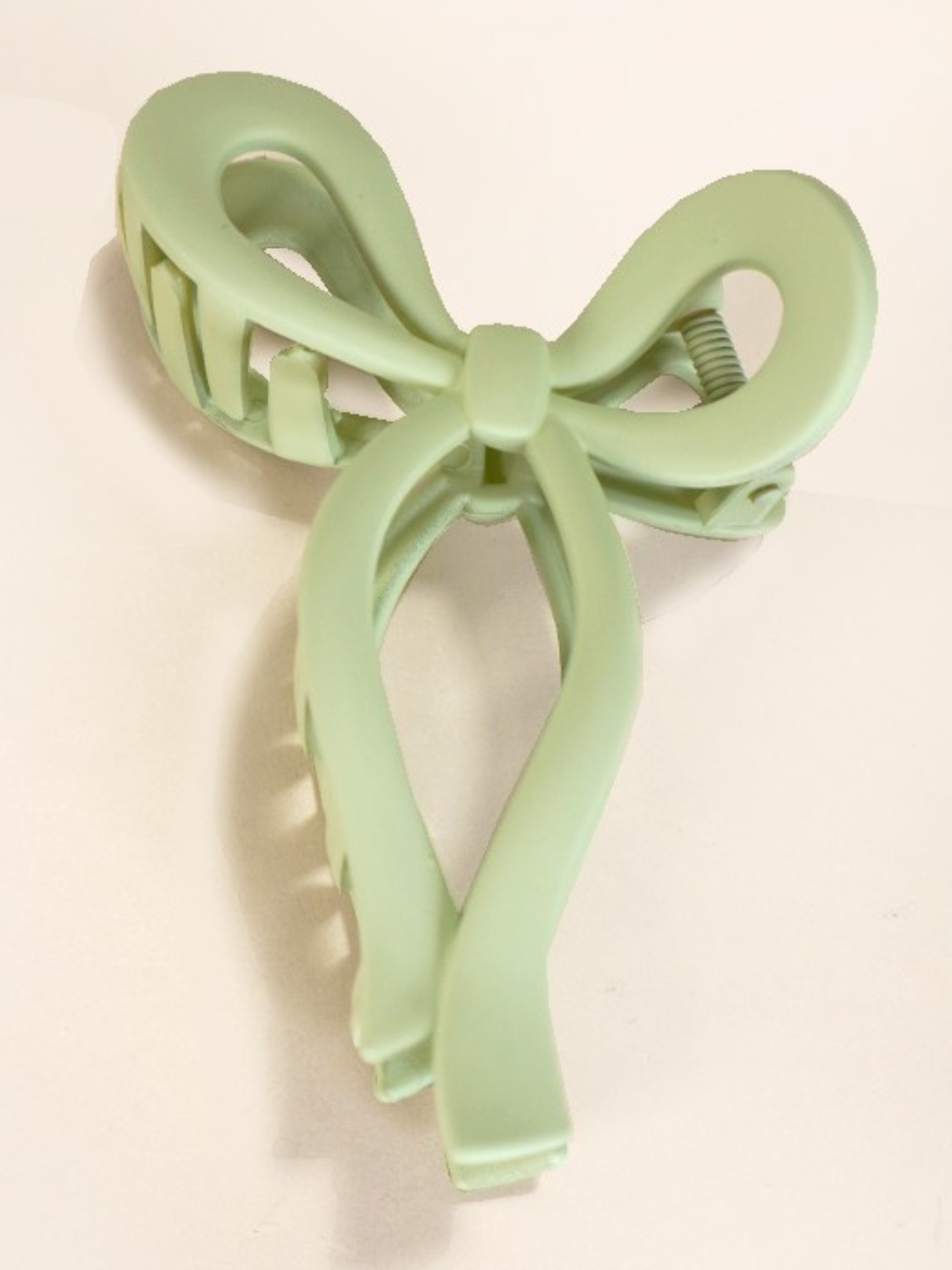 Matte Bow Hair Claw Clip - The Collective Rose