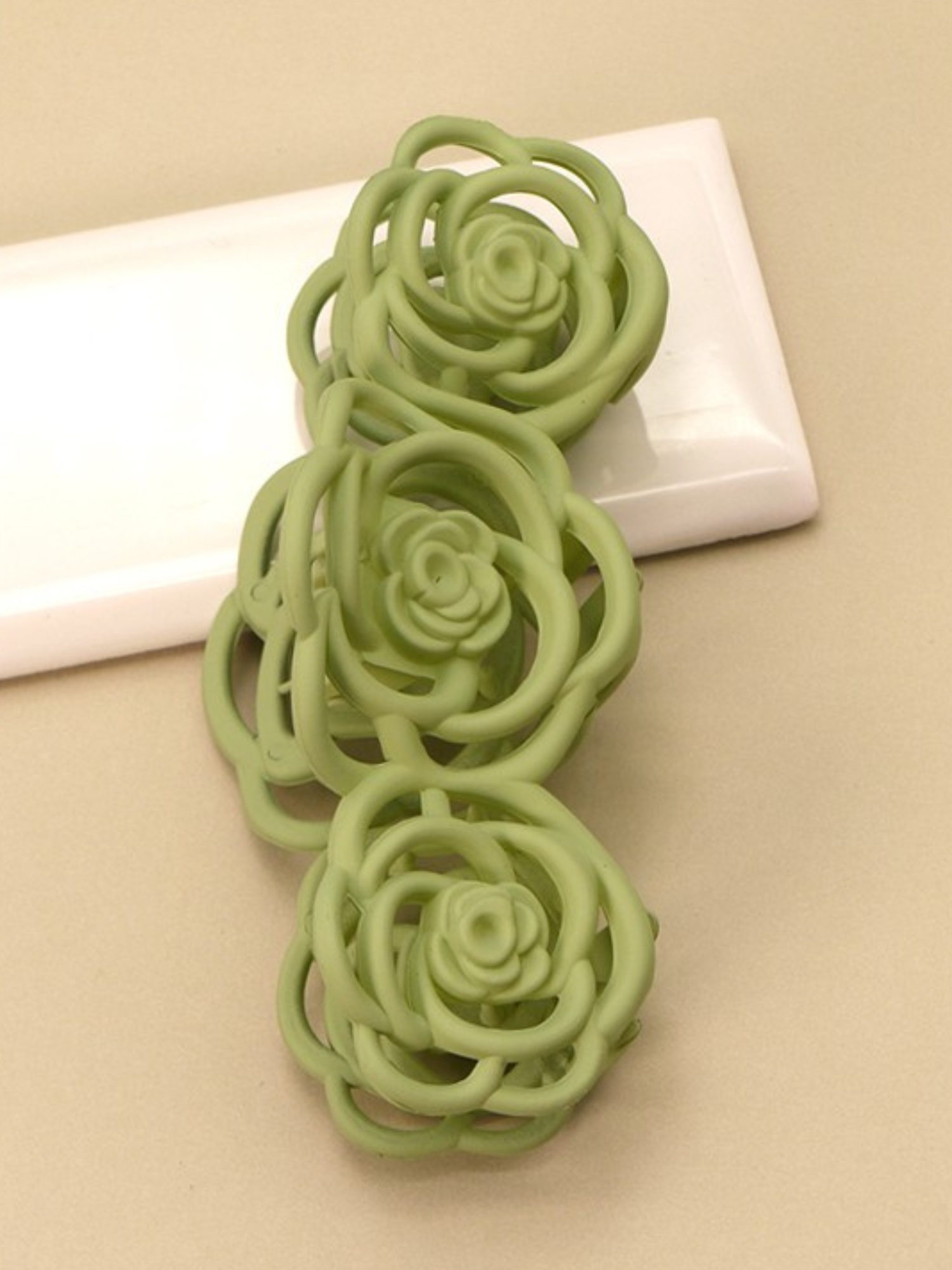Flower Cutout Hair Claw Clip - The Collective Rose