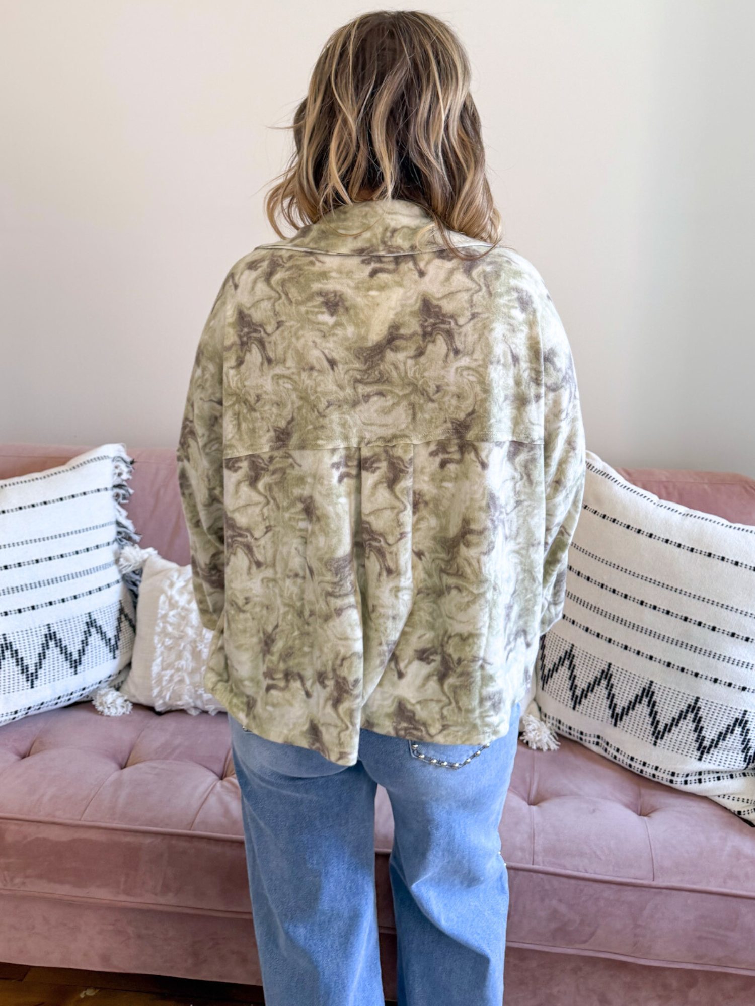 Nikki Tie Dye Shacket - The Collective Rose