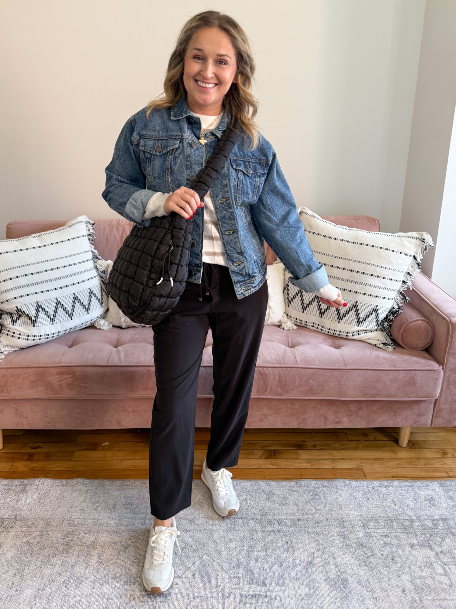 Ryanne Boyfriend Denim Jacket - The Collective Rose