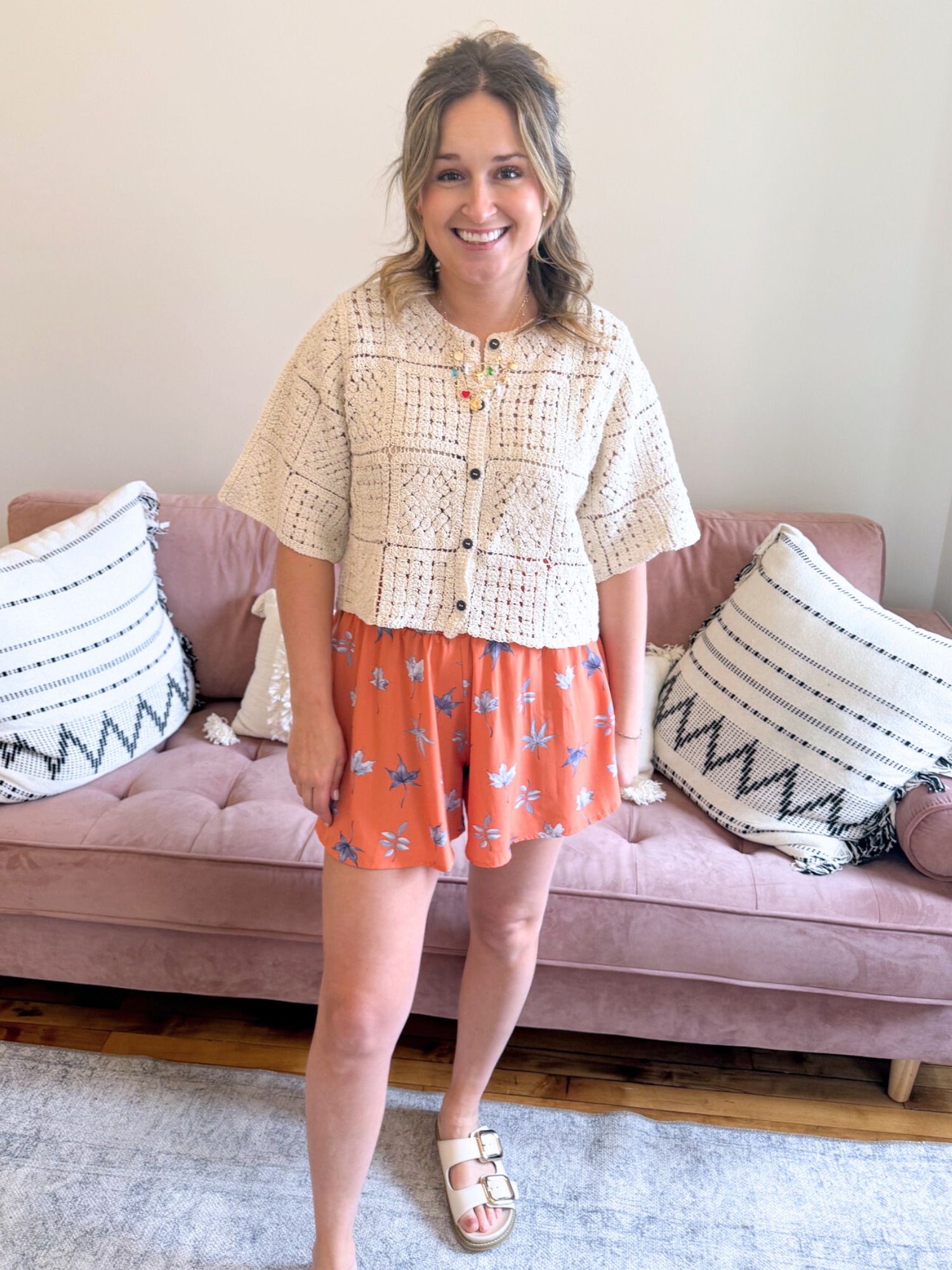 Caelynn Crochet Cardi - The Collective Rose