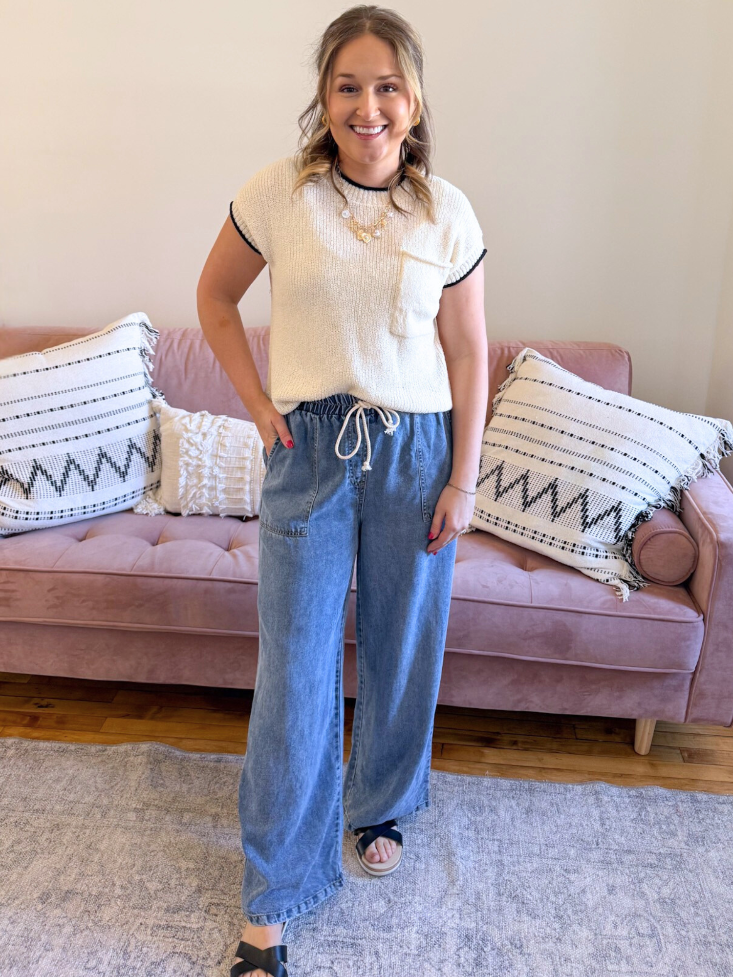 Charlie Short Sleeve Sweater