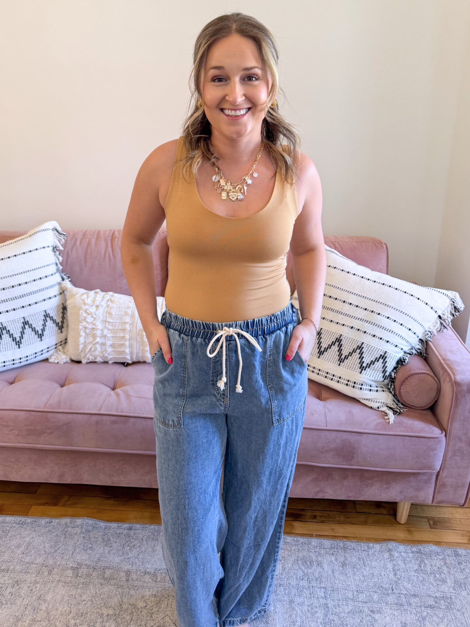 Scoop Neck Everyday Tank - Golden Rod - The Collective Rose