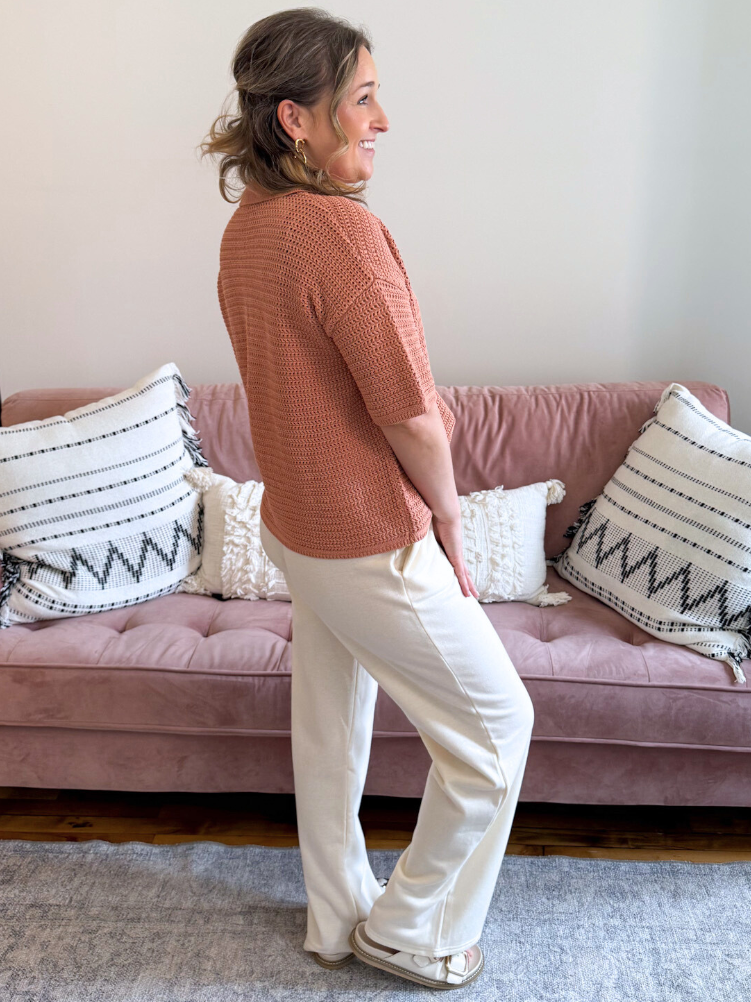 Izzy Crochet Button Up - The Collective Rose
