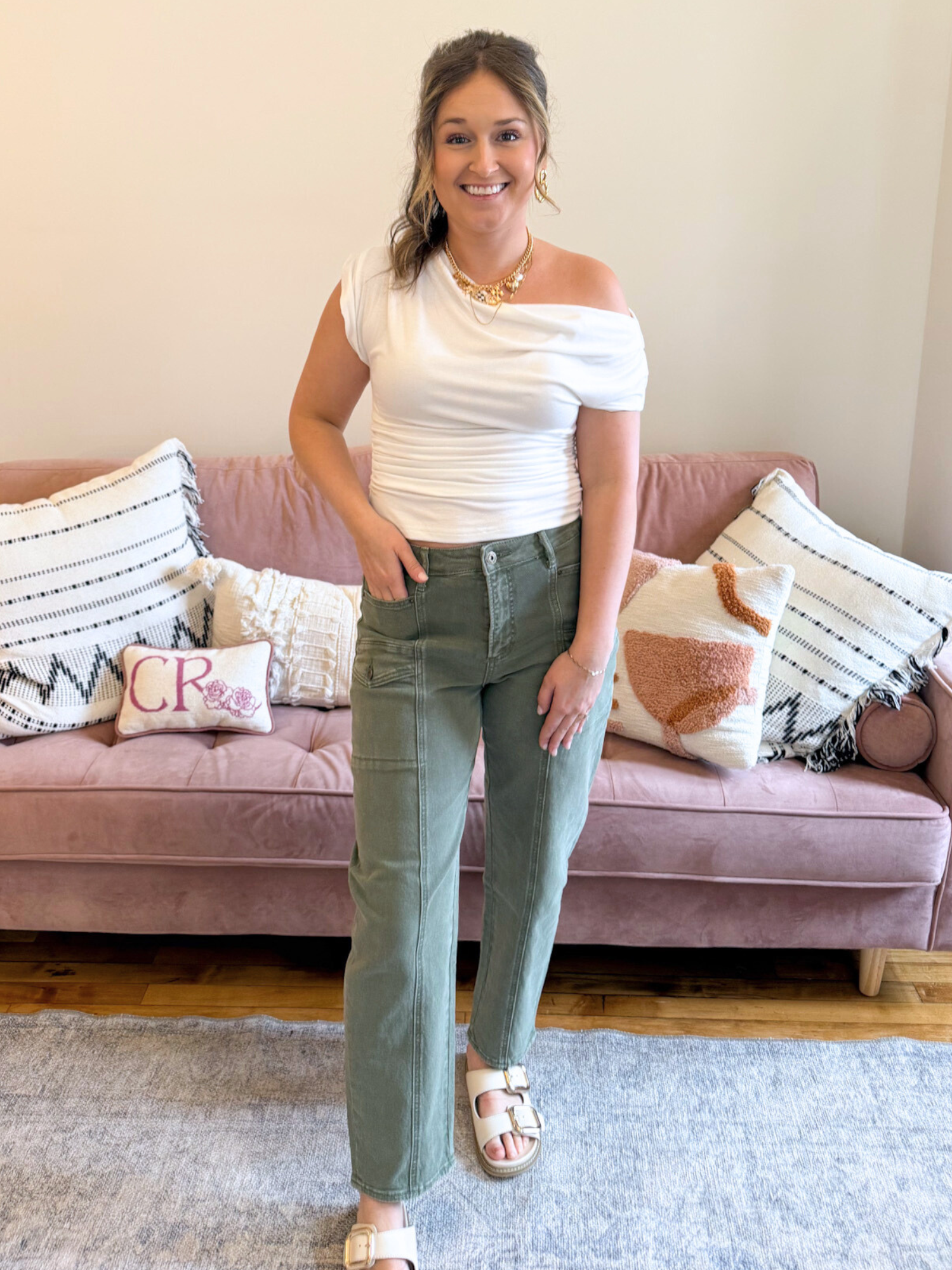 Dylan Asymmetrical Top - The Collective Rose
