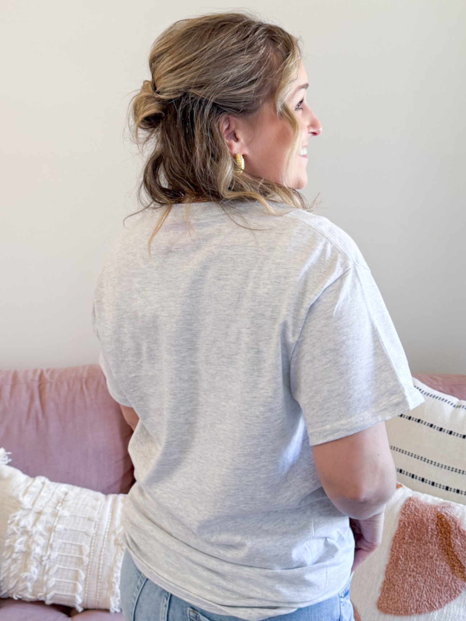Ma Cherie Oversized Graphic Tee - The Collective Rose