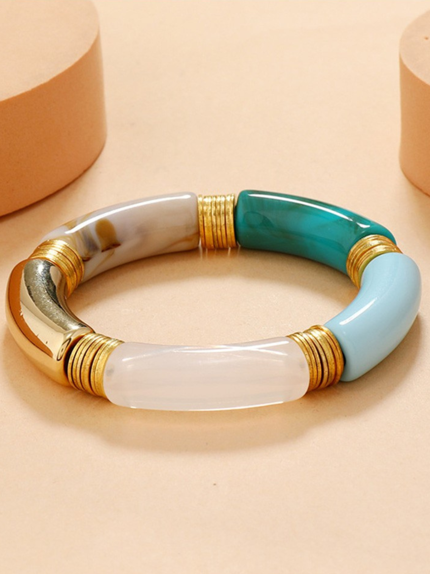Summer Nights Bangle Bracelet - Blue