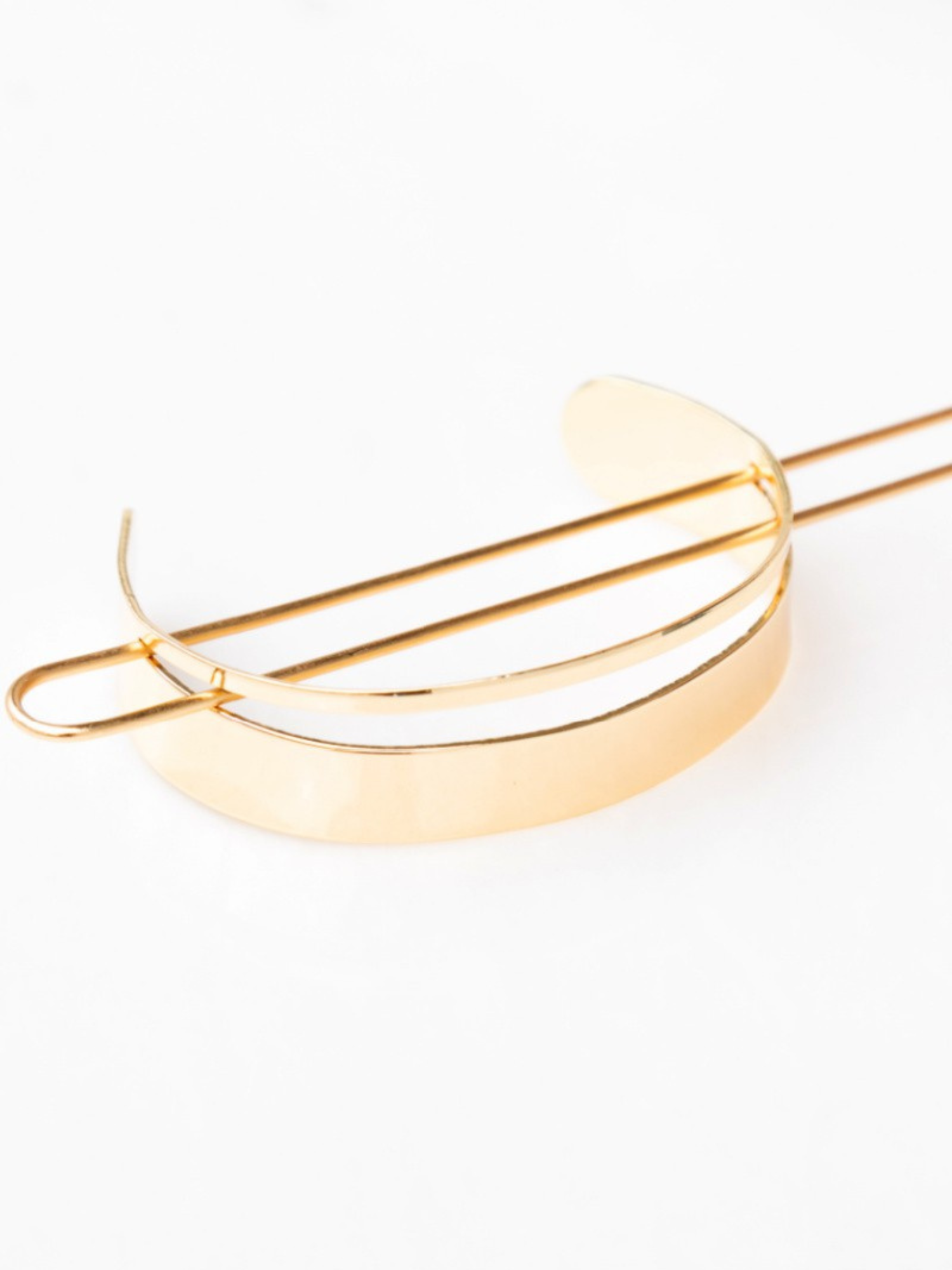 Classic Bun Cuff - Gold - The Collective Rose