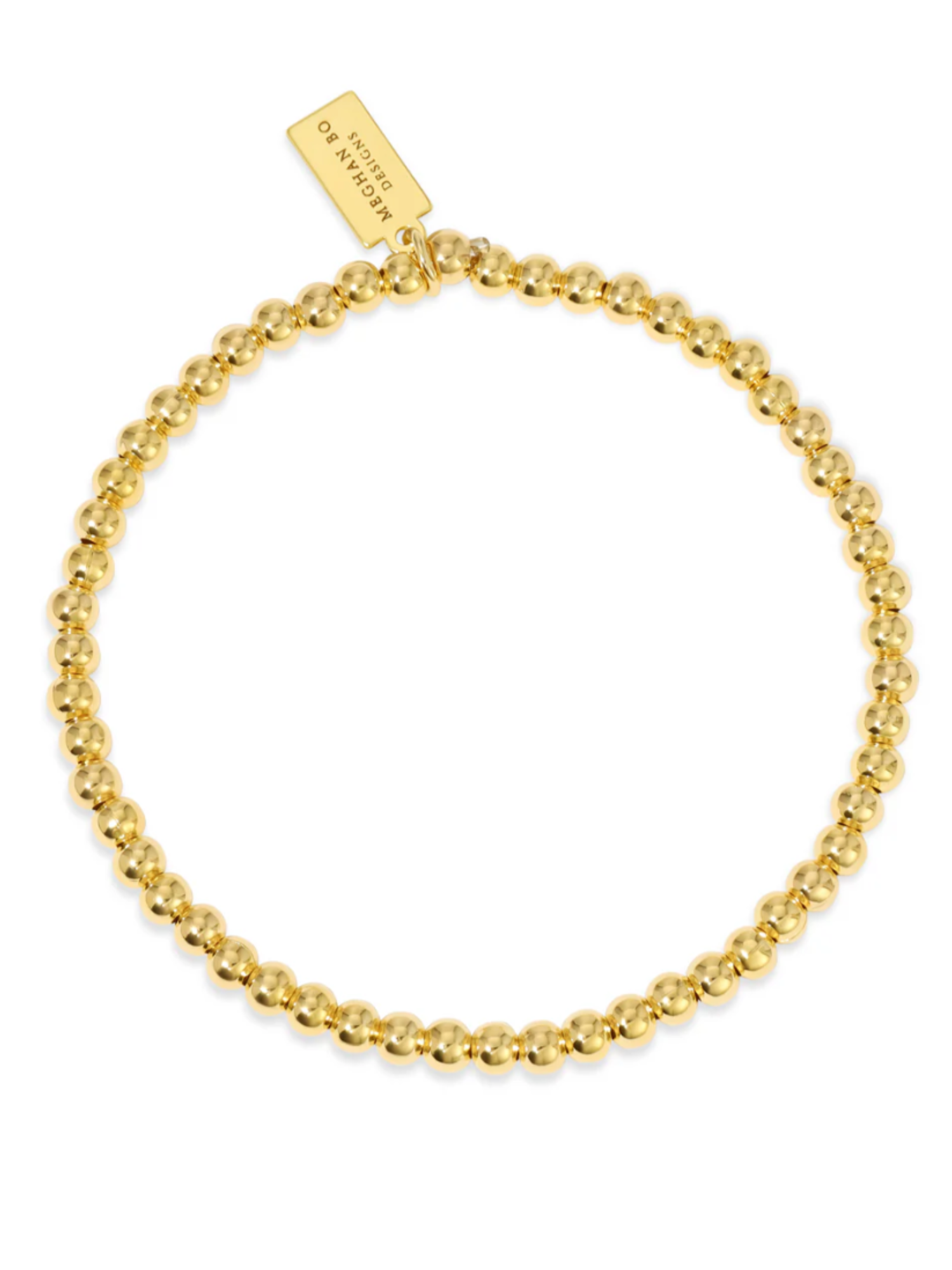 Beaded 4MM Gold Fill Bracelet - The Collective Rose