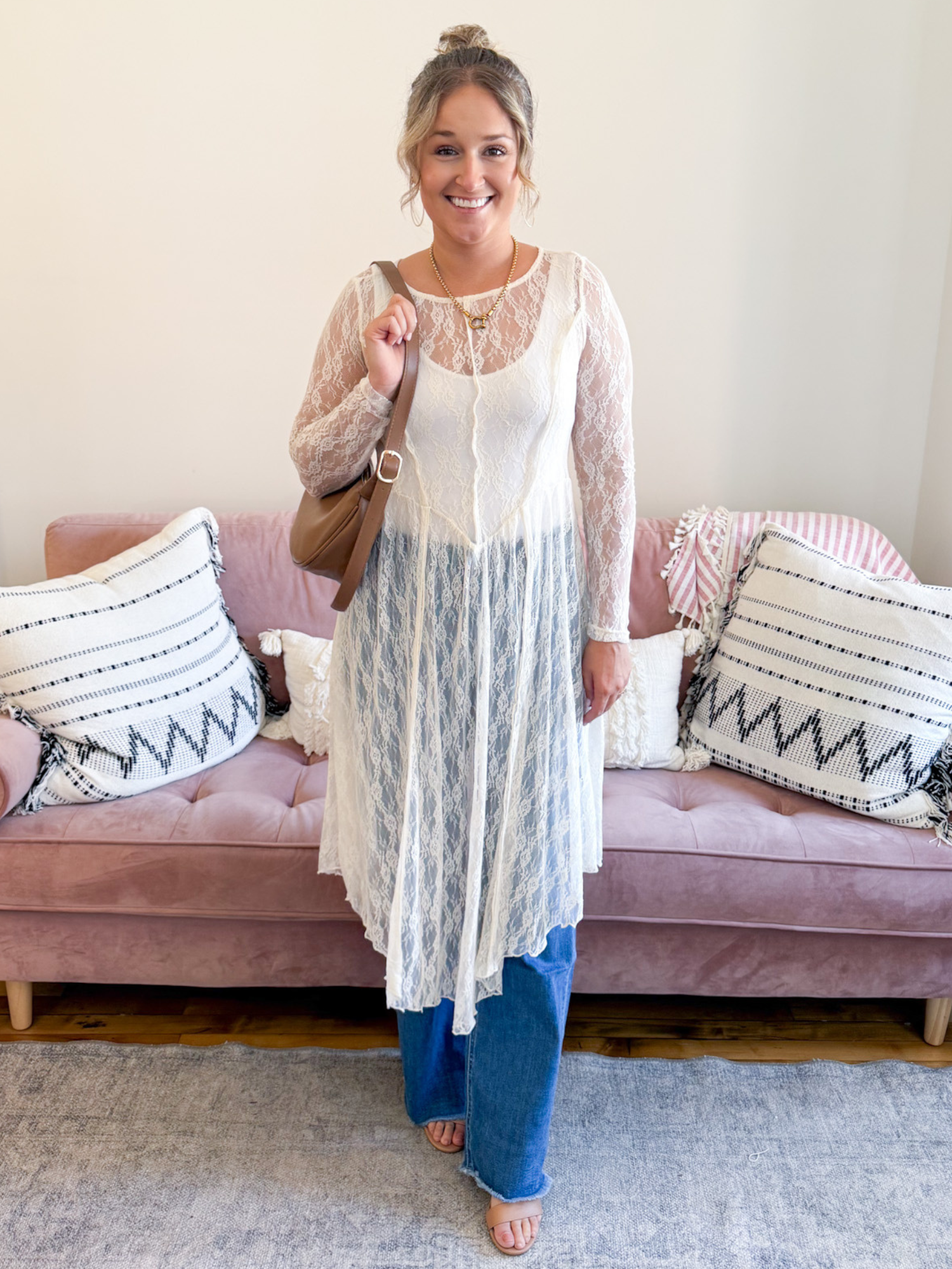 Talia Lace Layering Dress - The Collective Rose