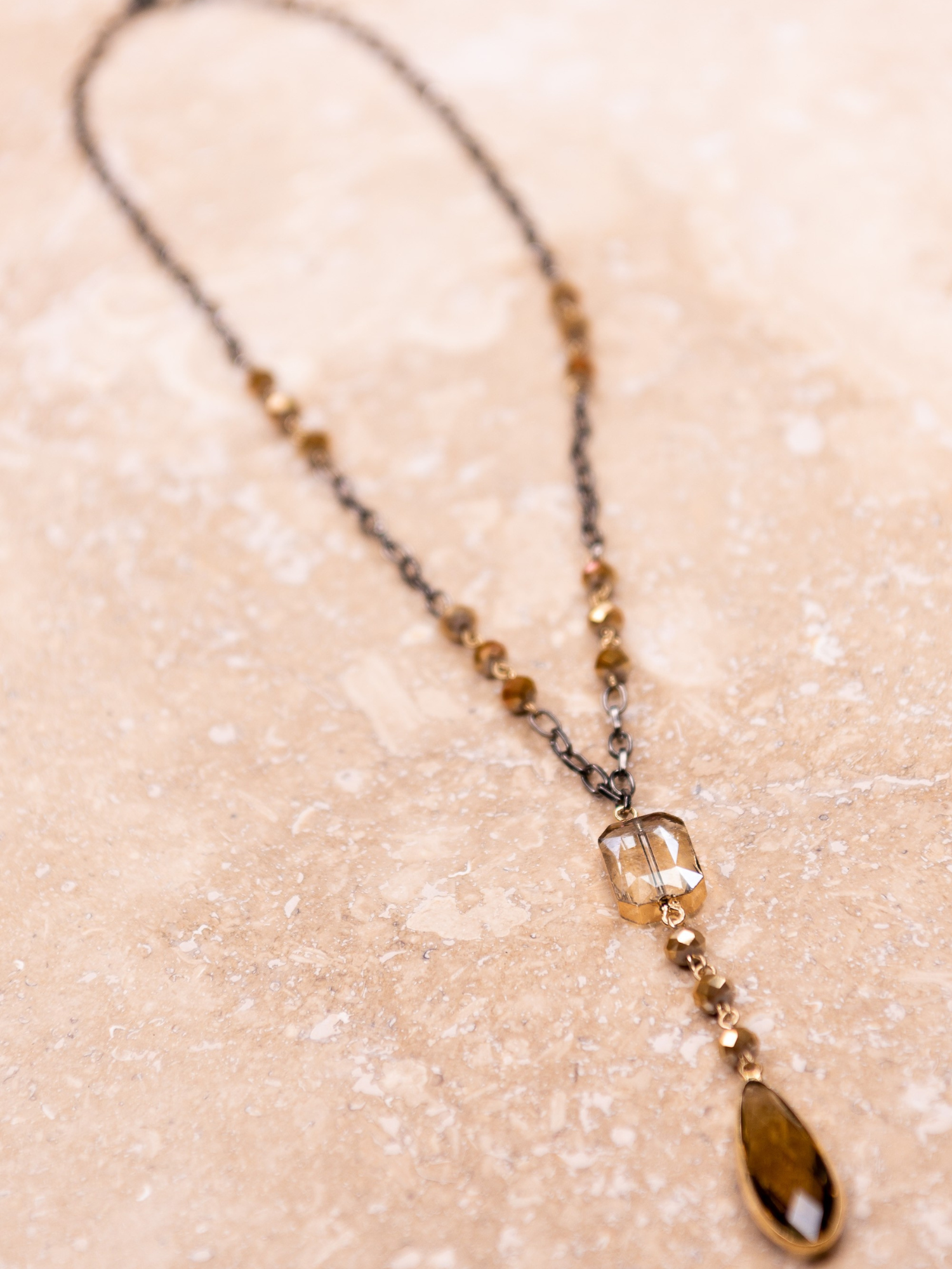 Reagan Lariat Necklace - The Collective Rose