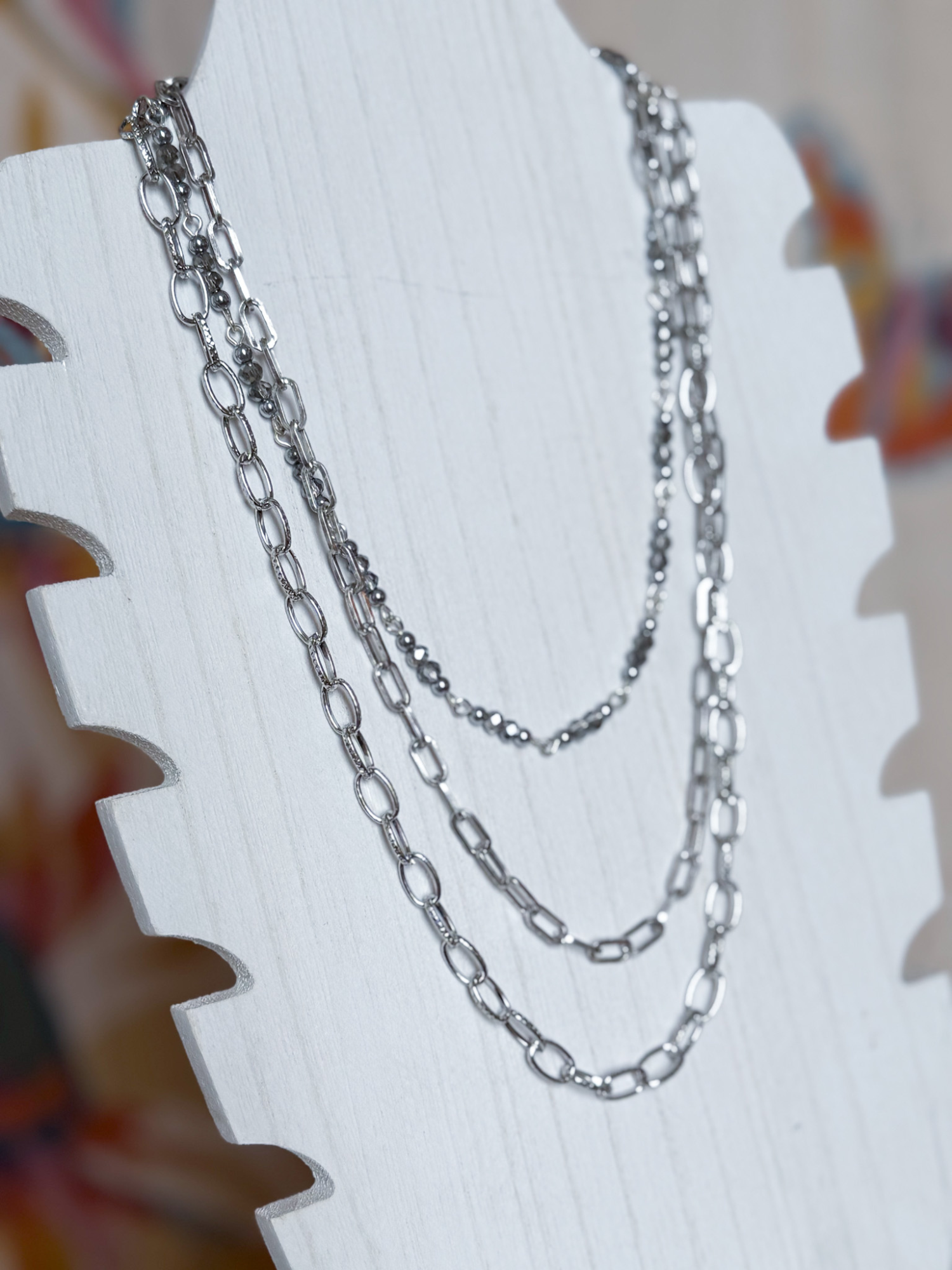 Cybil Layered Necklace - The Collective Rose