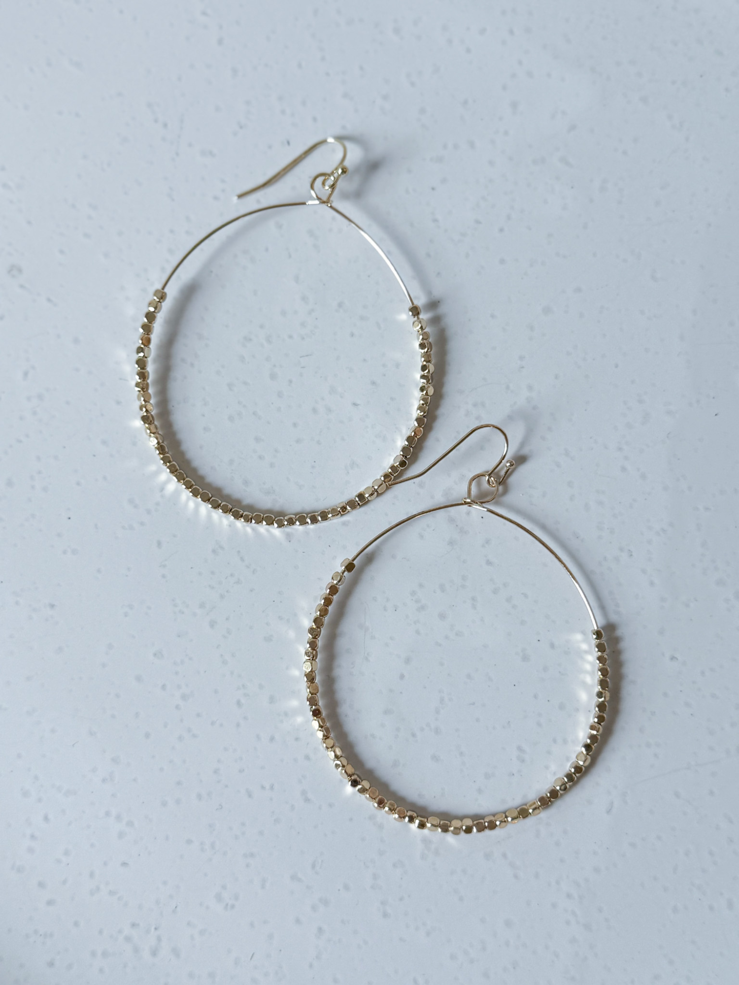 Vera XL Hoop Earrings - Gold - The Collective Rose