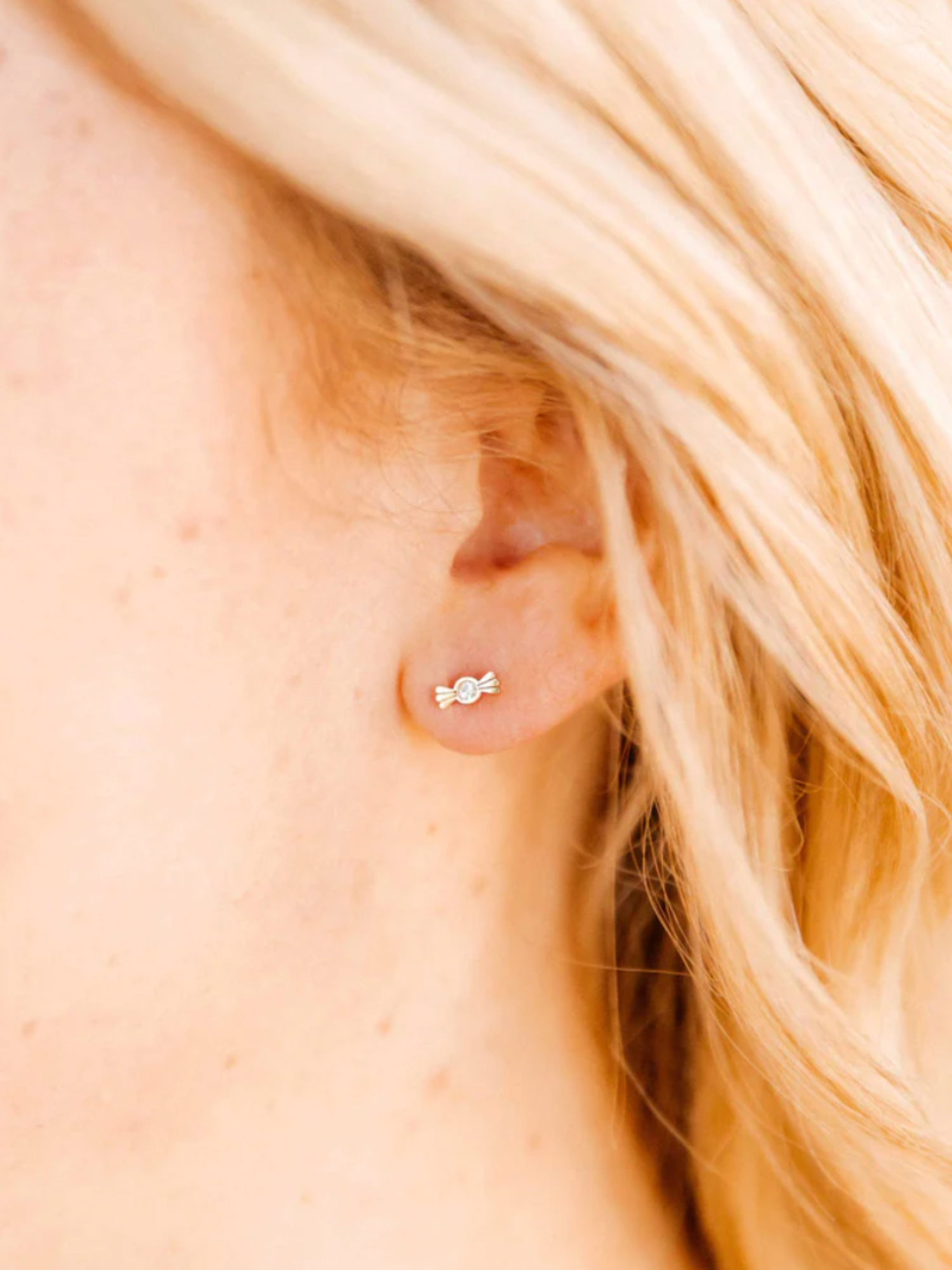 Kate Candy Screwback Stud Earrings - The Collective Rose