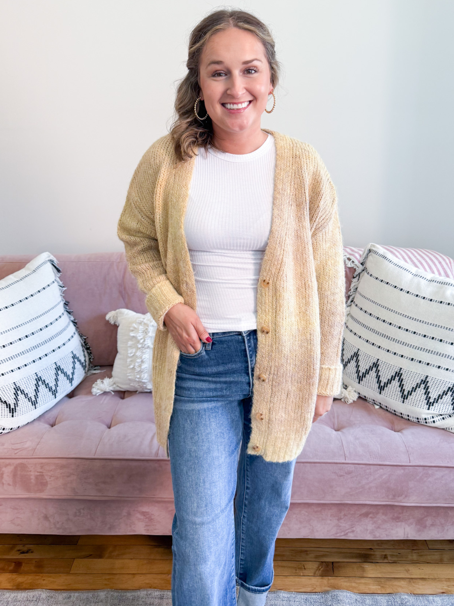 Banana Bread Cardigan - The Collective Rose