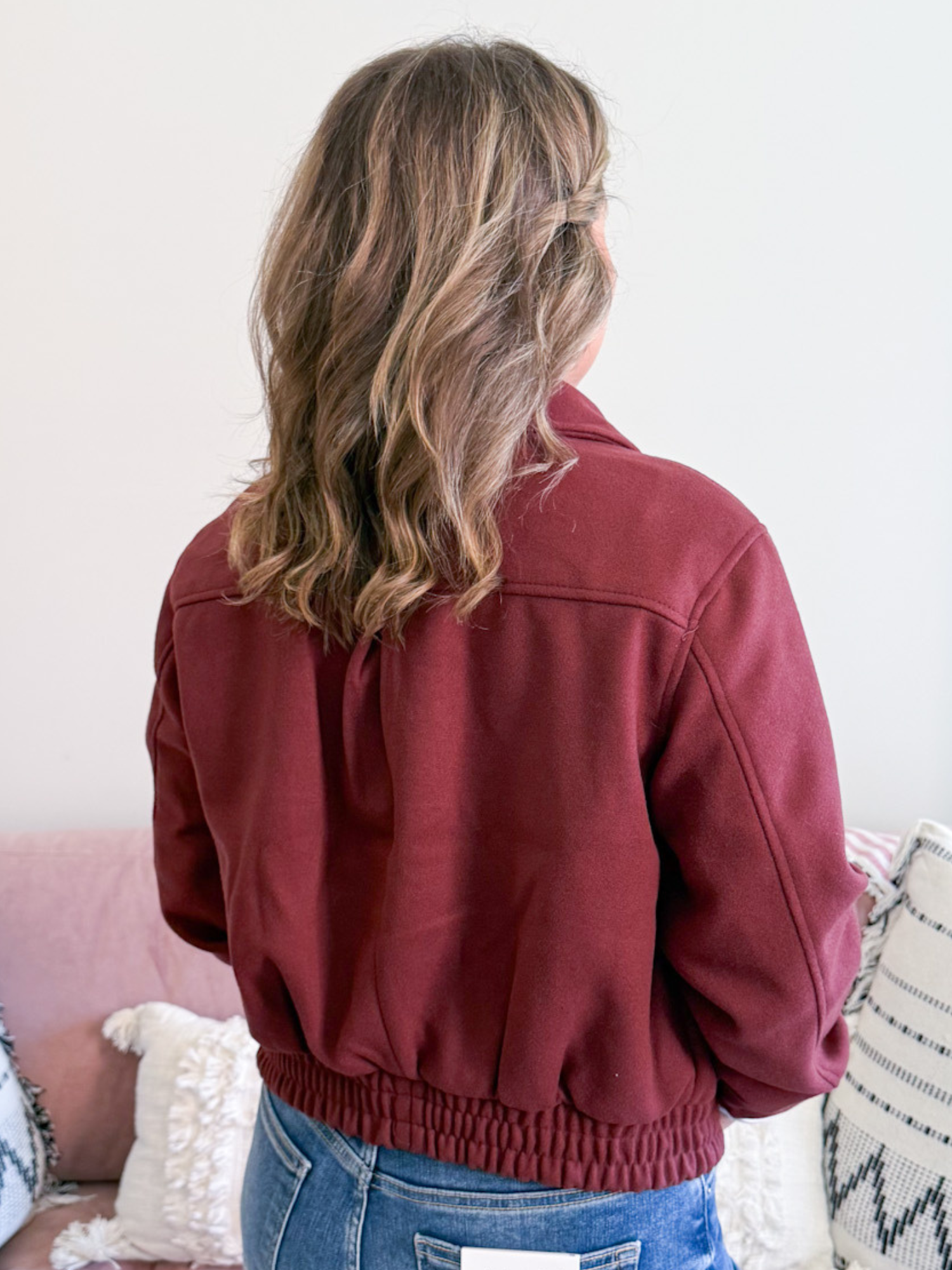 Harvard Crop Shacket - The Collective Rose