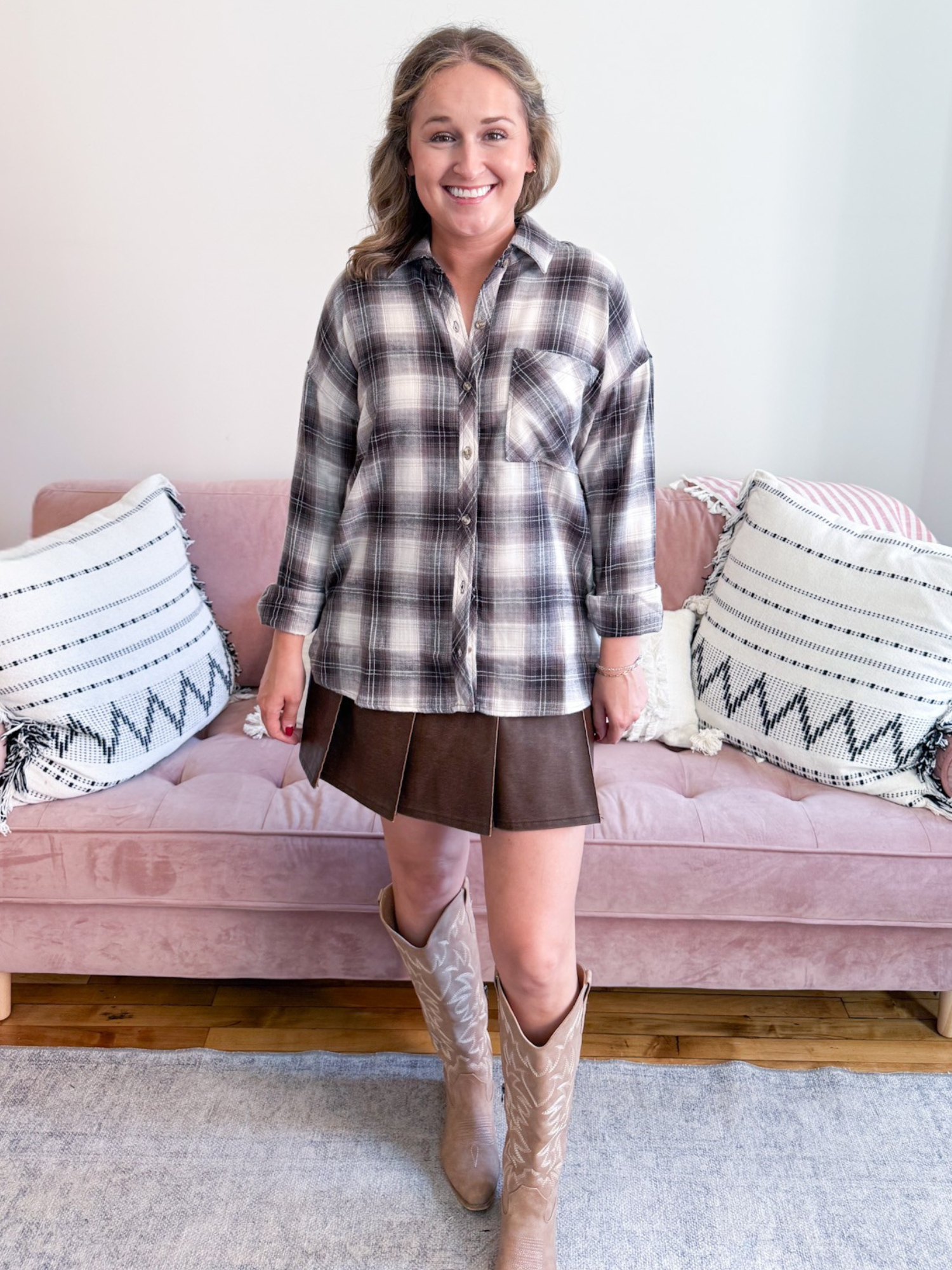 Shay Flannel Button Up - The Collective Rose