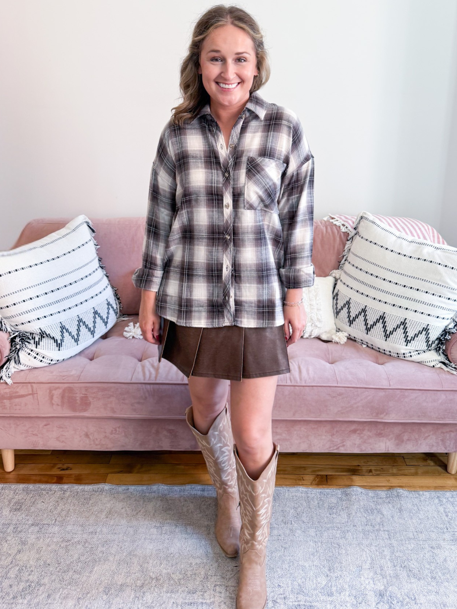 Shay Flannel Button Up - The Collective Rose