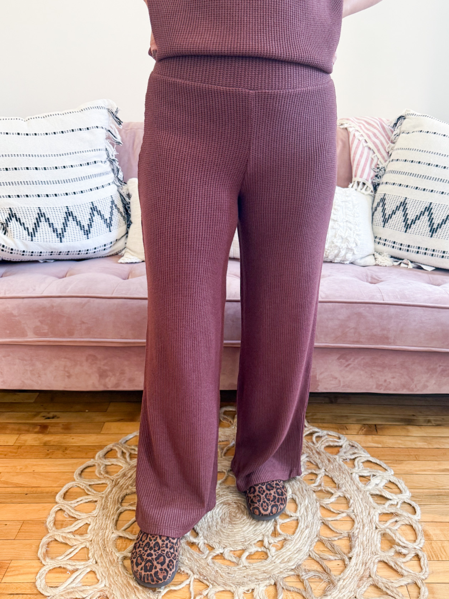 Mara Wide Leg Sweater Pants