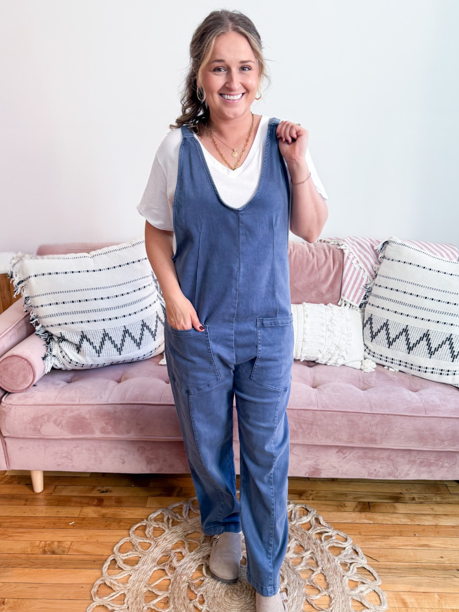 Brooks Denim Jumpsuit