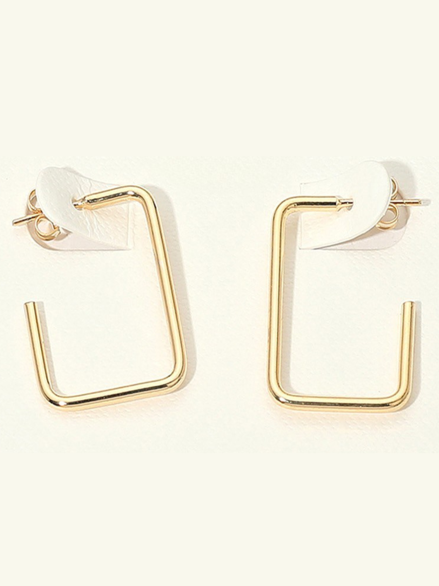 Geometric Square Hoop Earrings - The Collective Rose