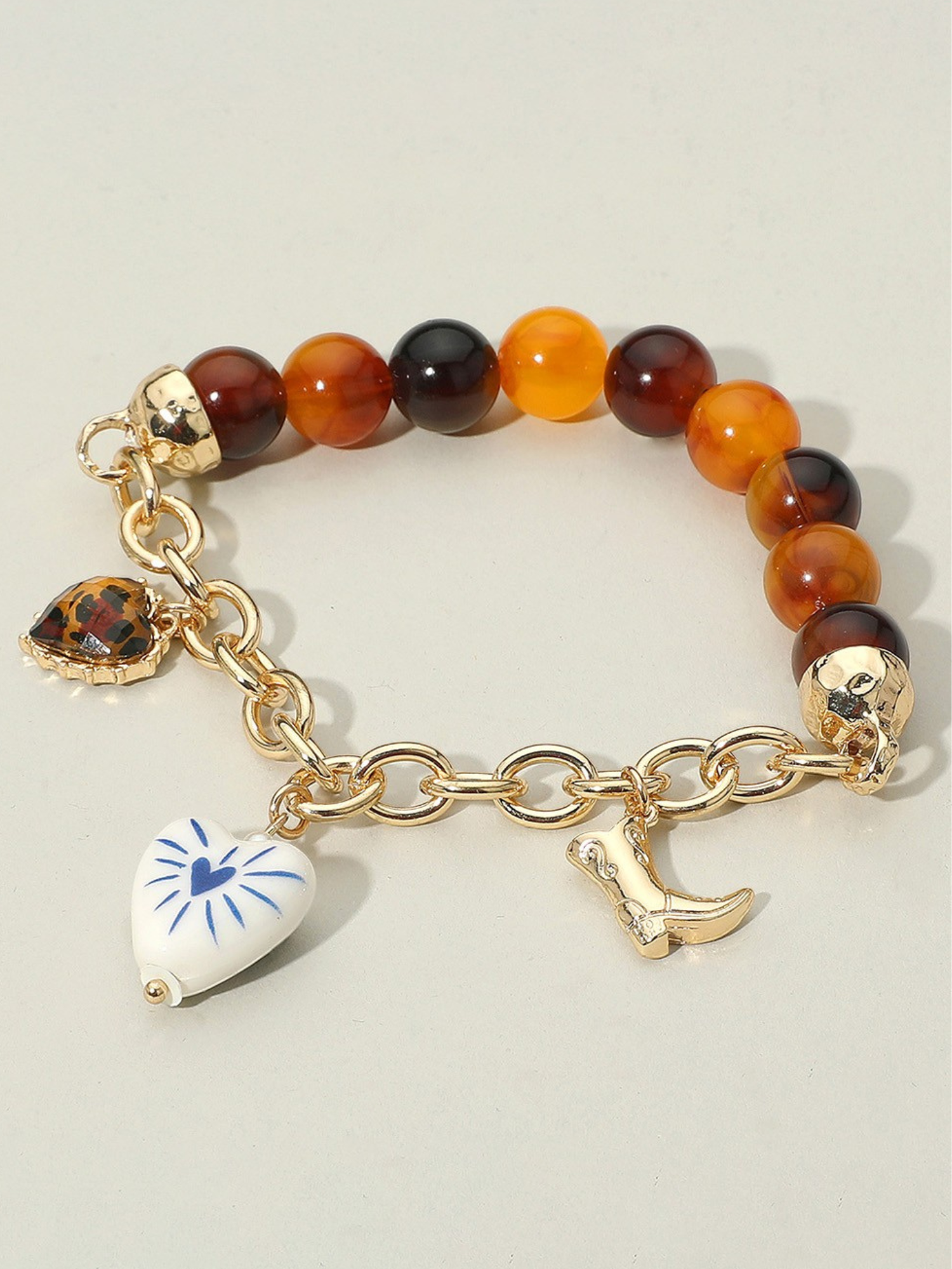 Cowboy Charm Bracelet - The Collective Rose