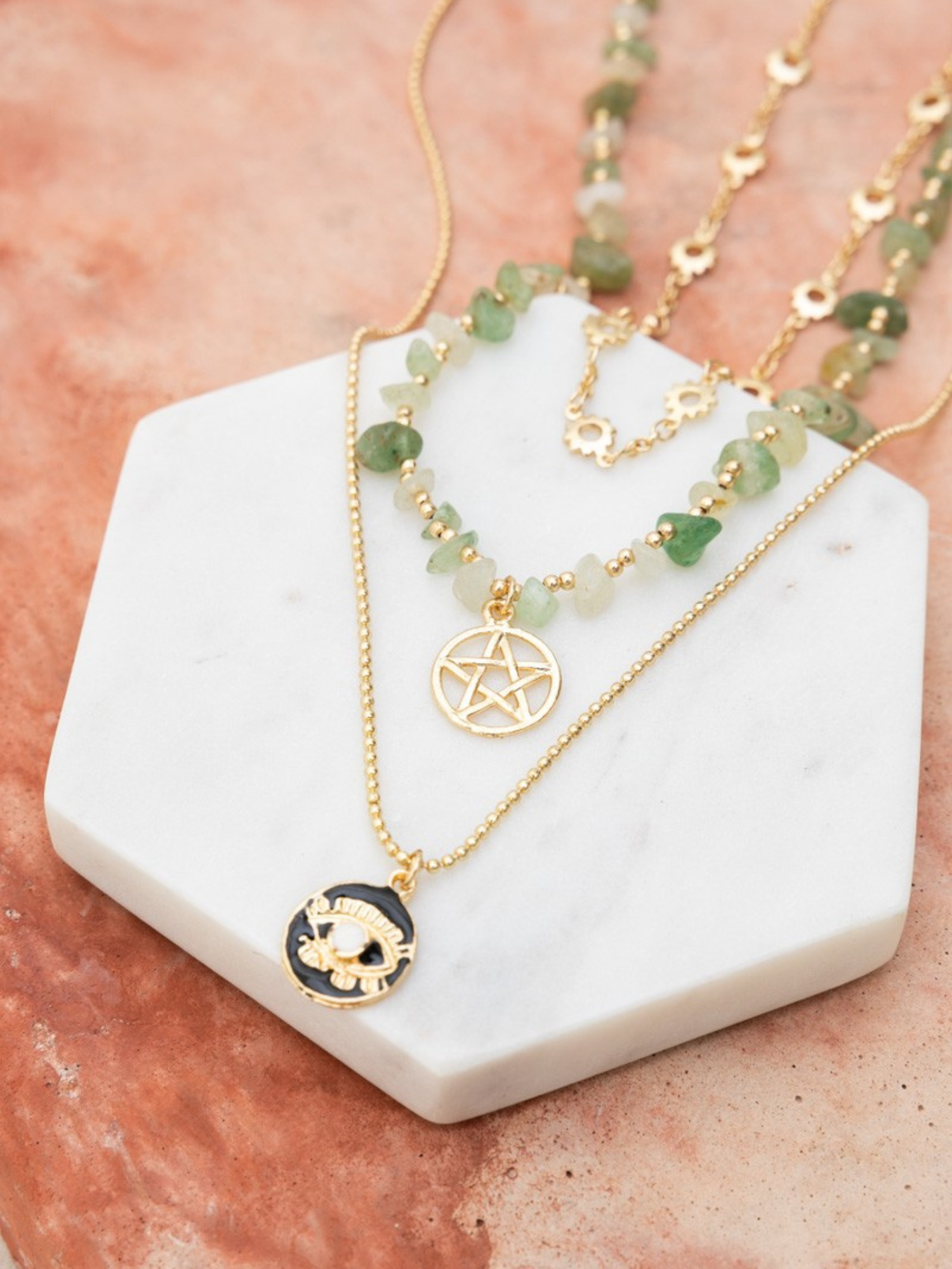 Mystic Layered Necklace - The Collective Rose