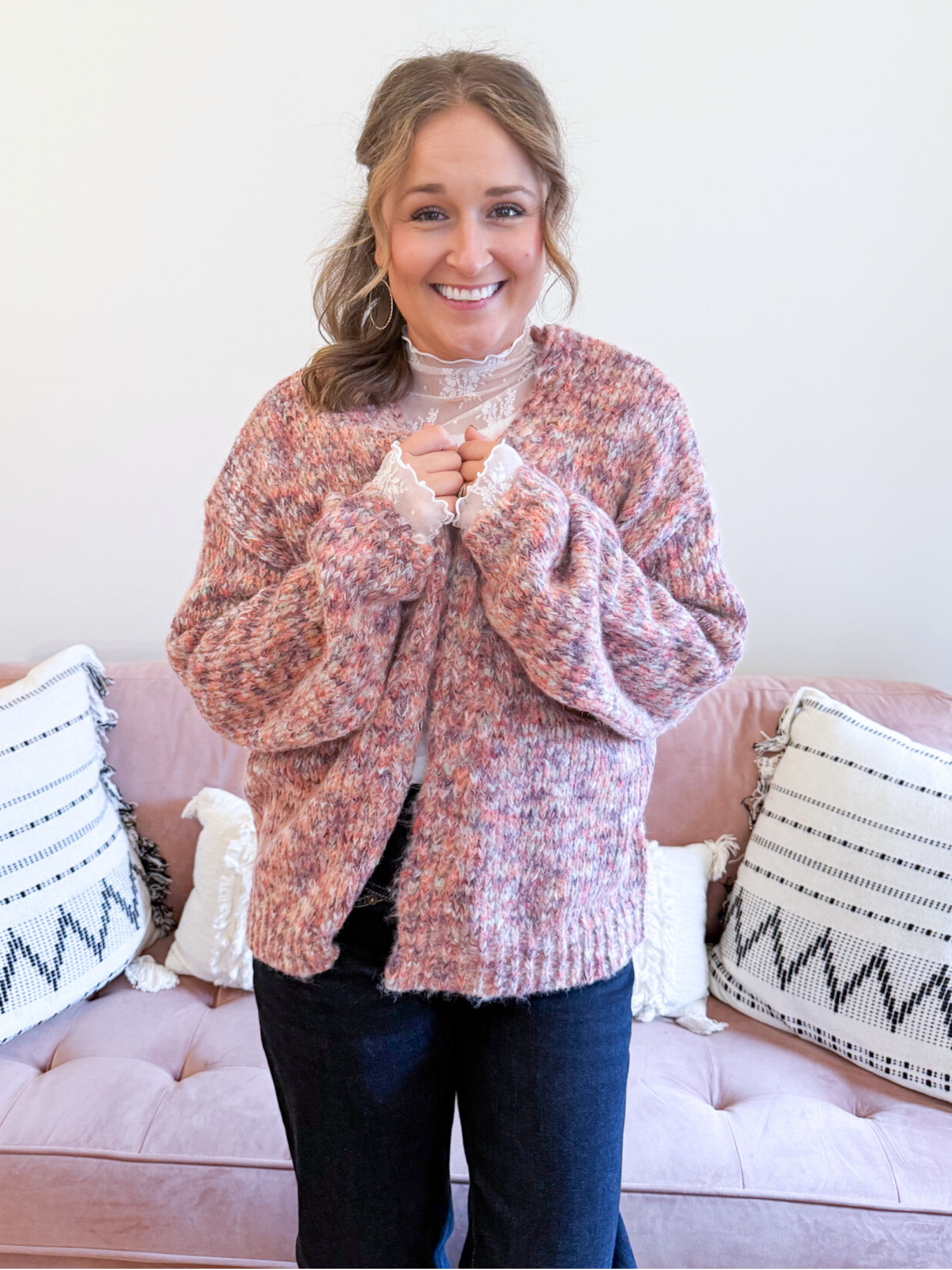 Maisy Multi Color Cardigan - The Collective Rose