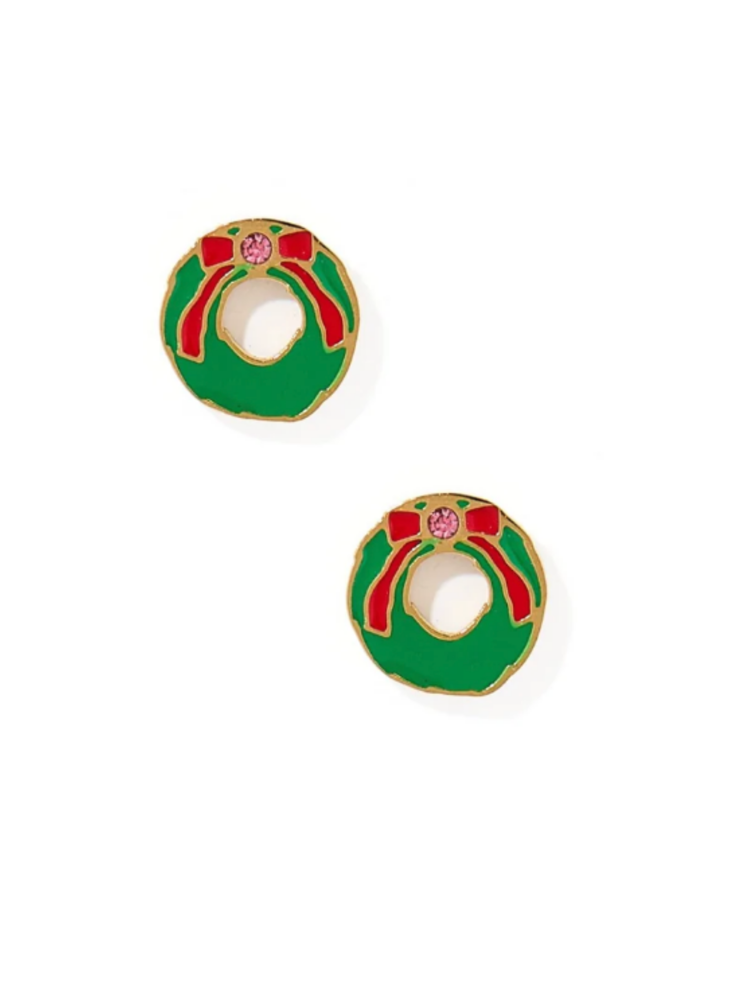Leighton Wreath Screwback Stud Earrings - The Collective Rose